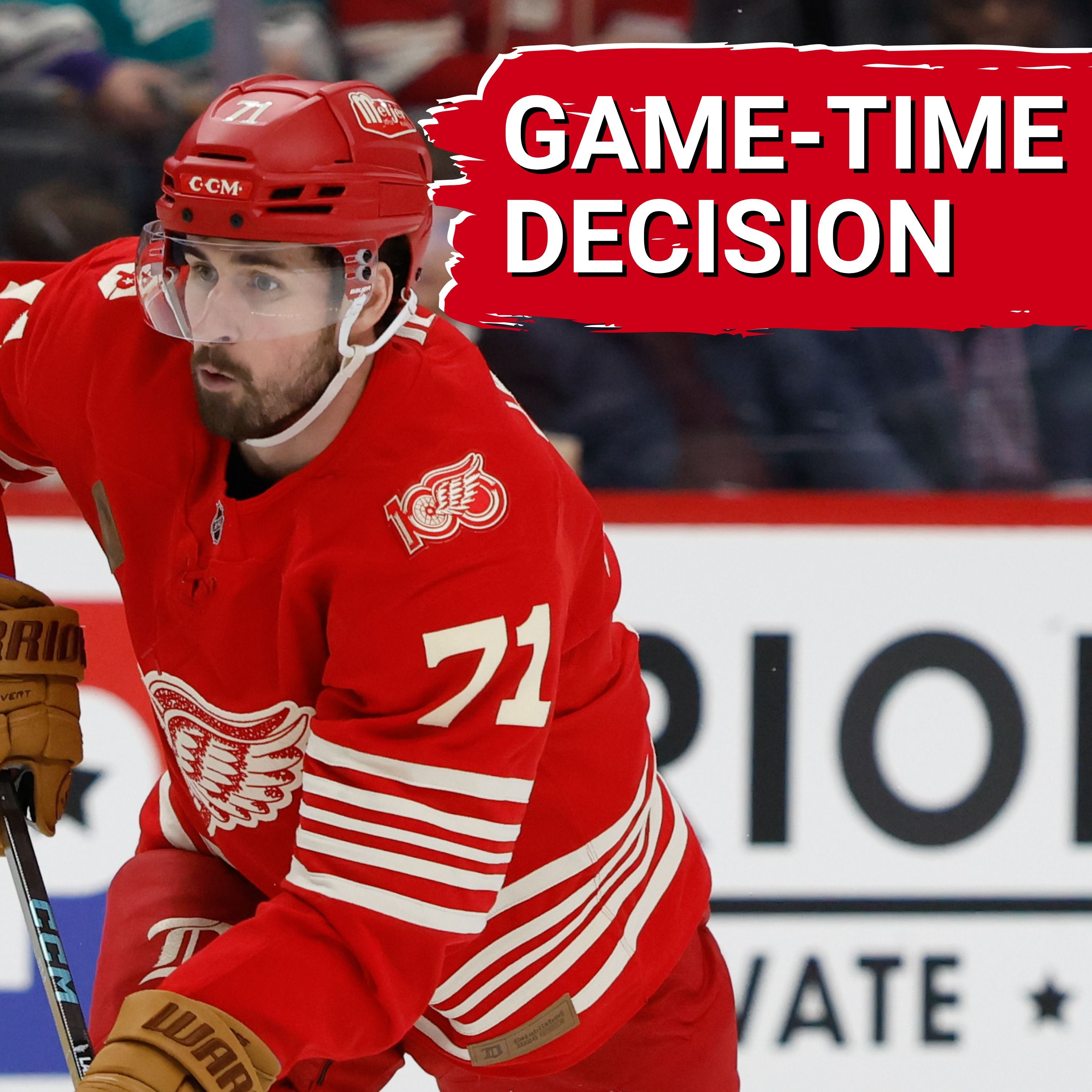 Game-time decision: Dylan Larkin on the cusp of return | ASP sent to Grand Rapids