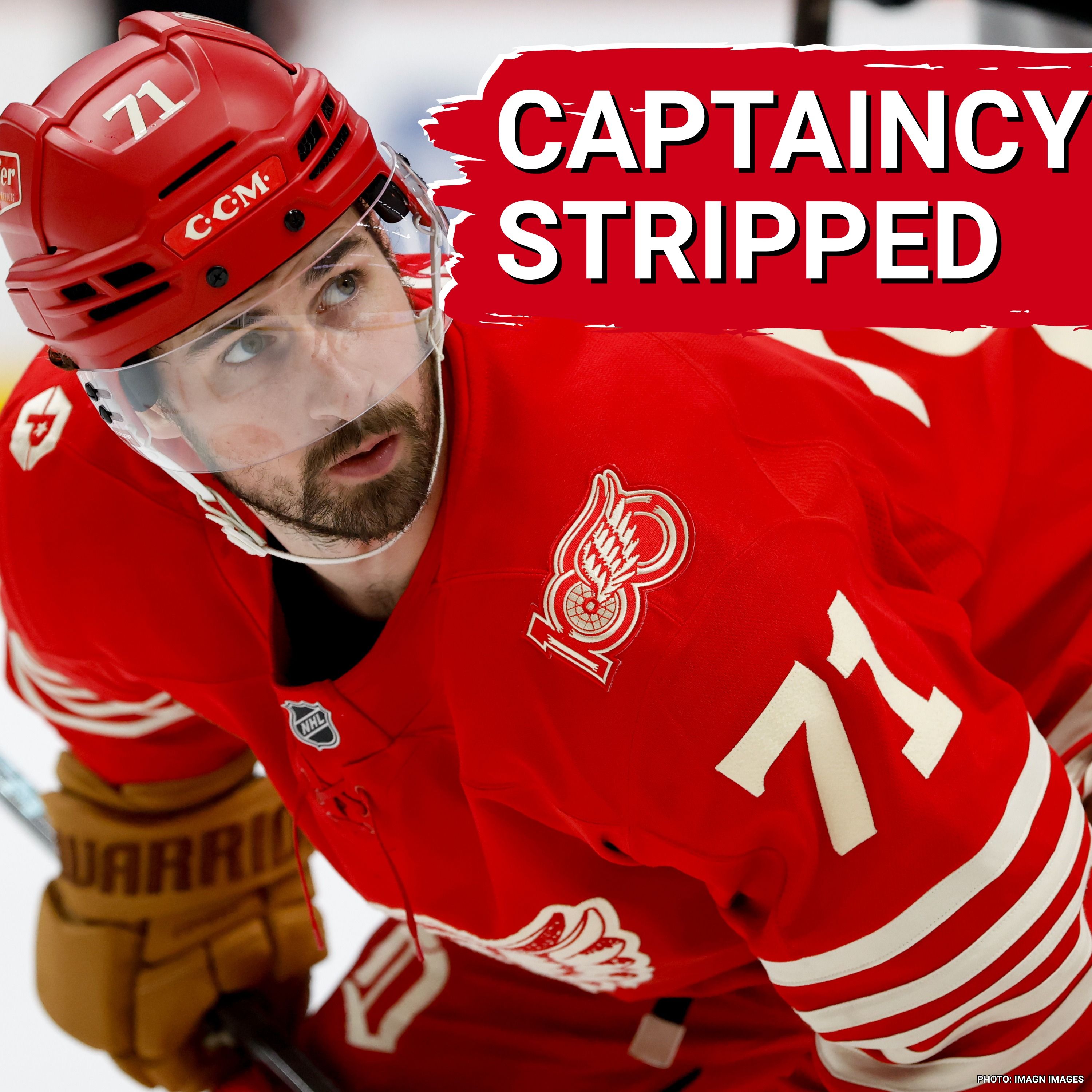 CAPTAINCY STRIPPED: Larkin loses 'C', no replacement named | Bear shines in prospect game 1 episode artwork