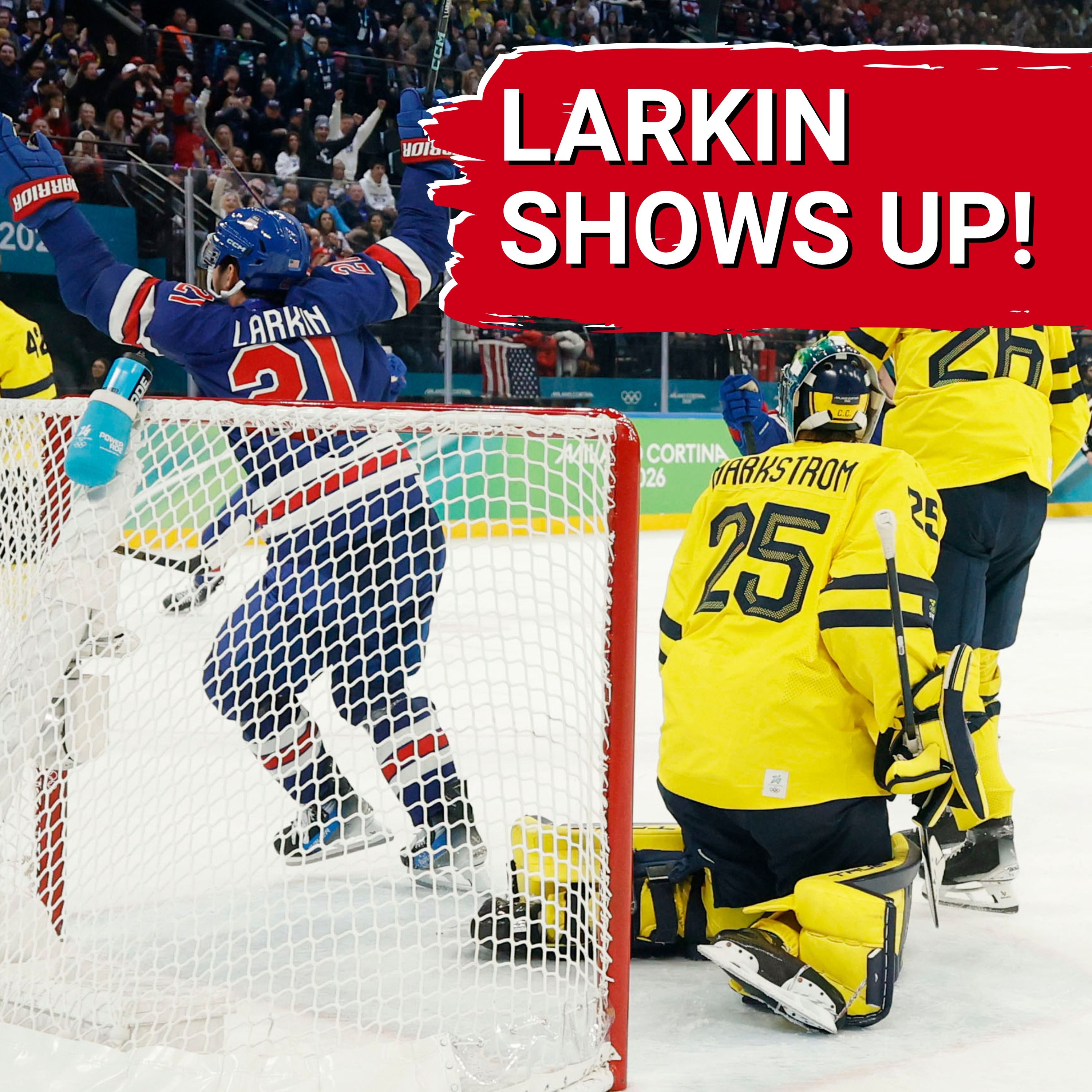 DYLAN LARKIN AND LUCAS RAYMOND CLUTCH UP! | USA wins in OT to eliminate Sweden