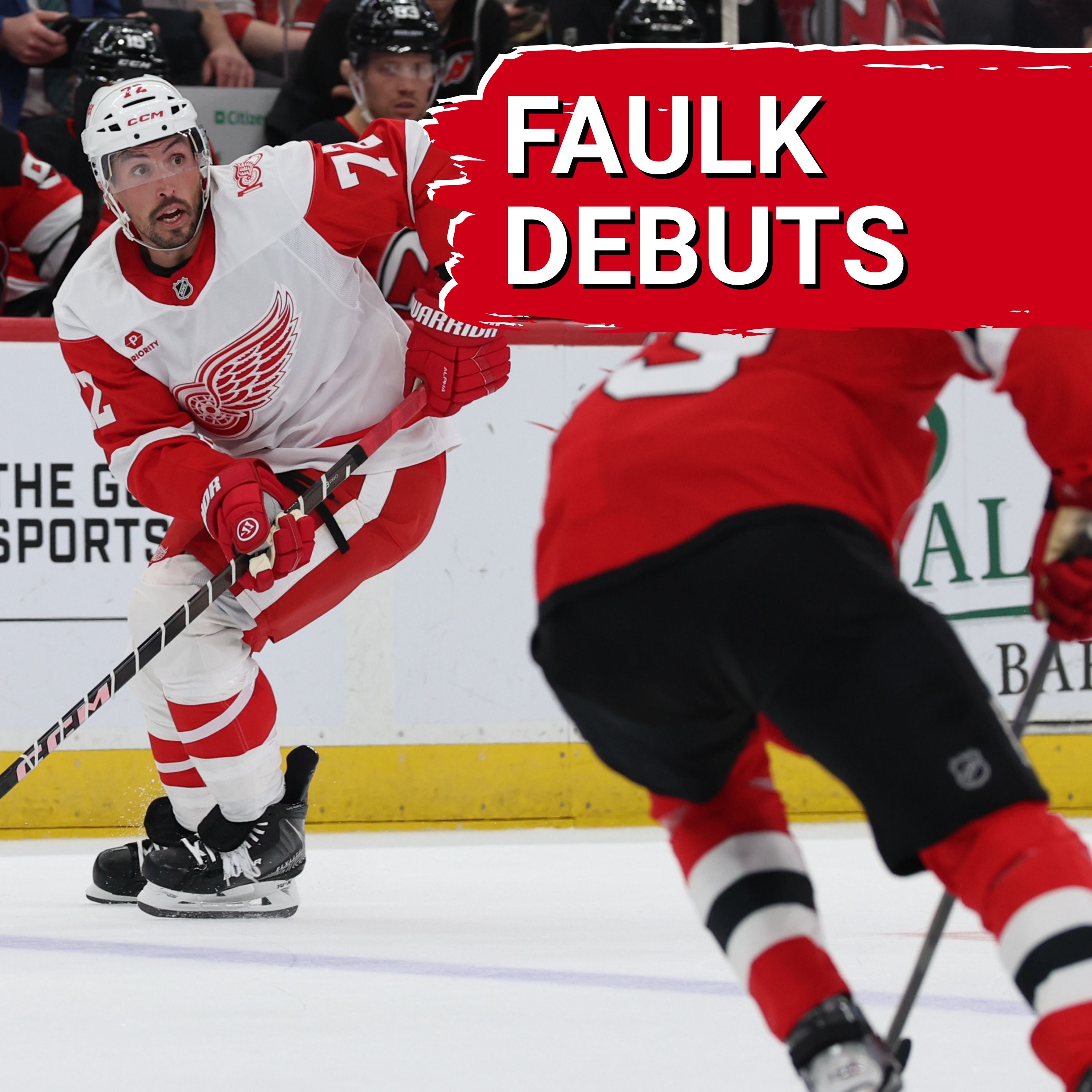 Red Wings add Justin Faulk | Dylan Larkin goes down with injury | Detroit shuts out New Jersey