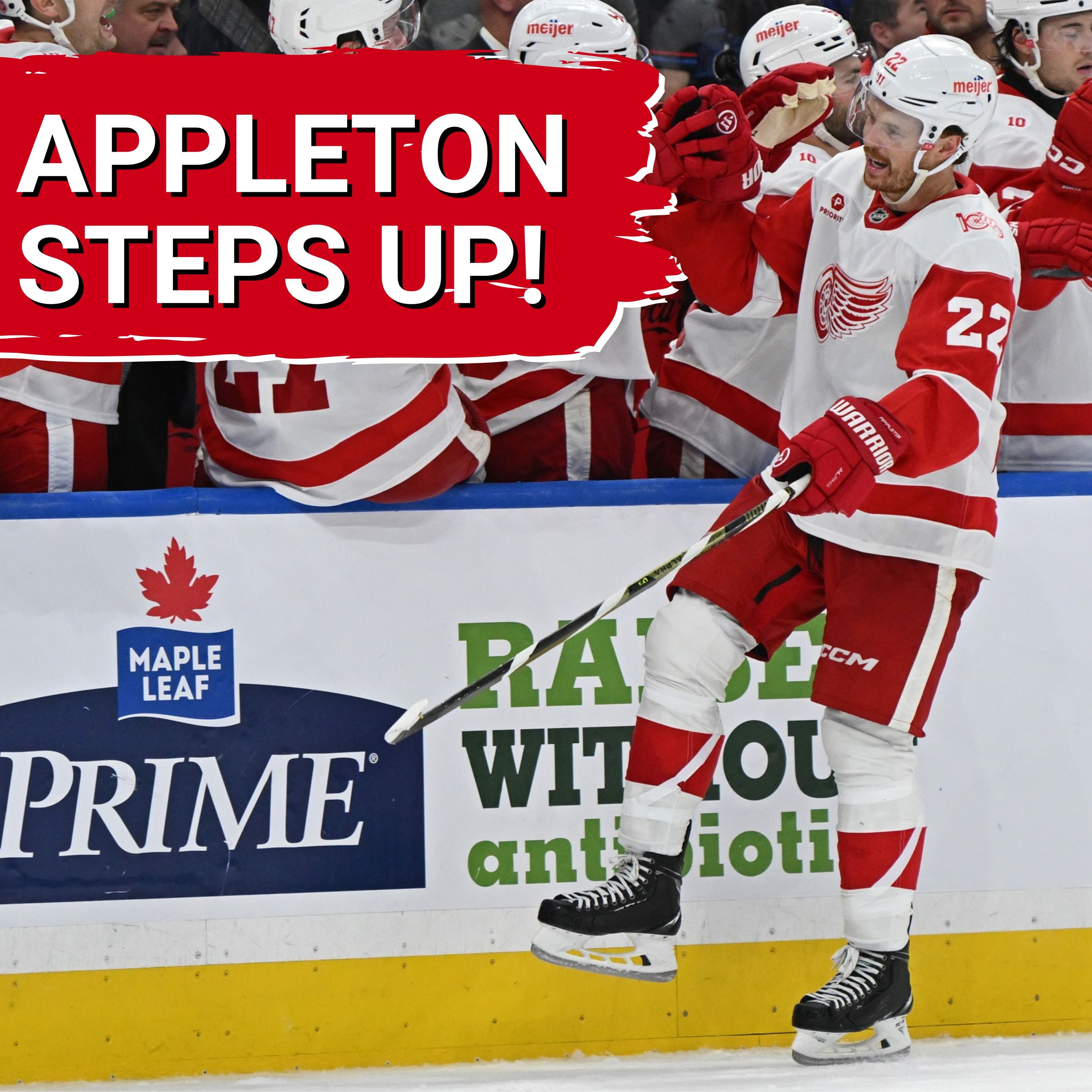 Mason Appleton steps up! Detroit Red Wings beat the Florida Panthers