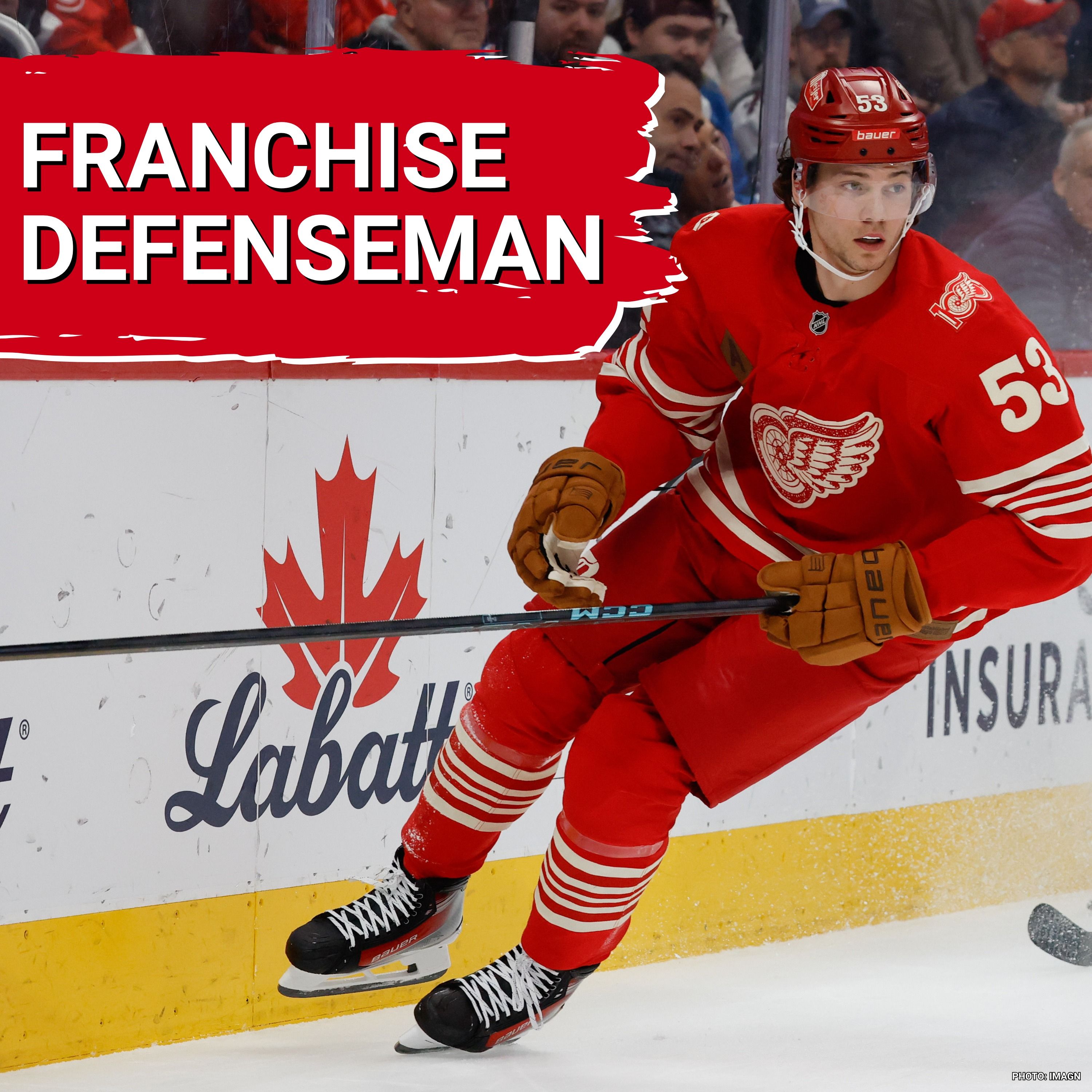 FRANCHISE DEFENSEMAN: The Athletic has Moritz Seider as a top-30 player — Who else ranked? episode artwork