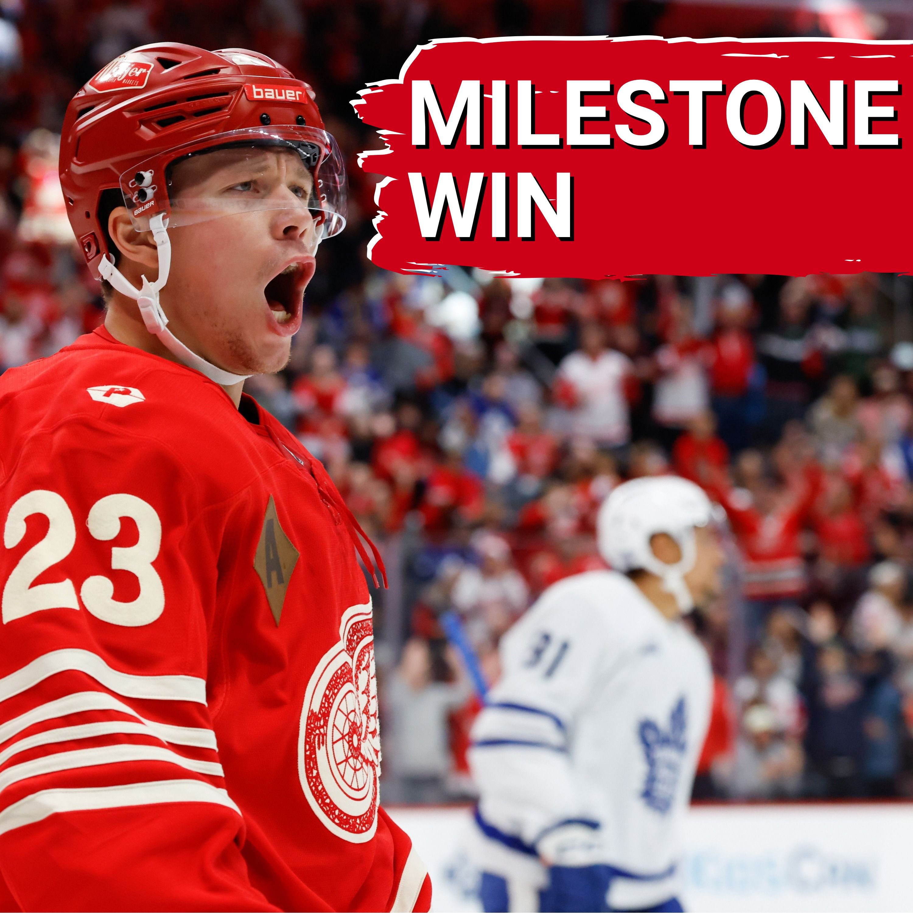 Lucas Raymond scores his 100th NHL goal in satisfying bounceback win over Maple Leafs