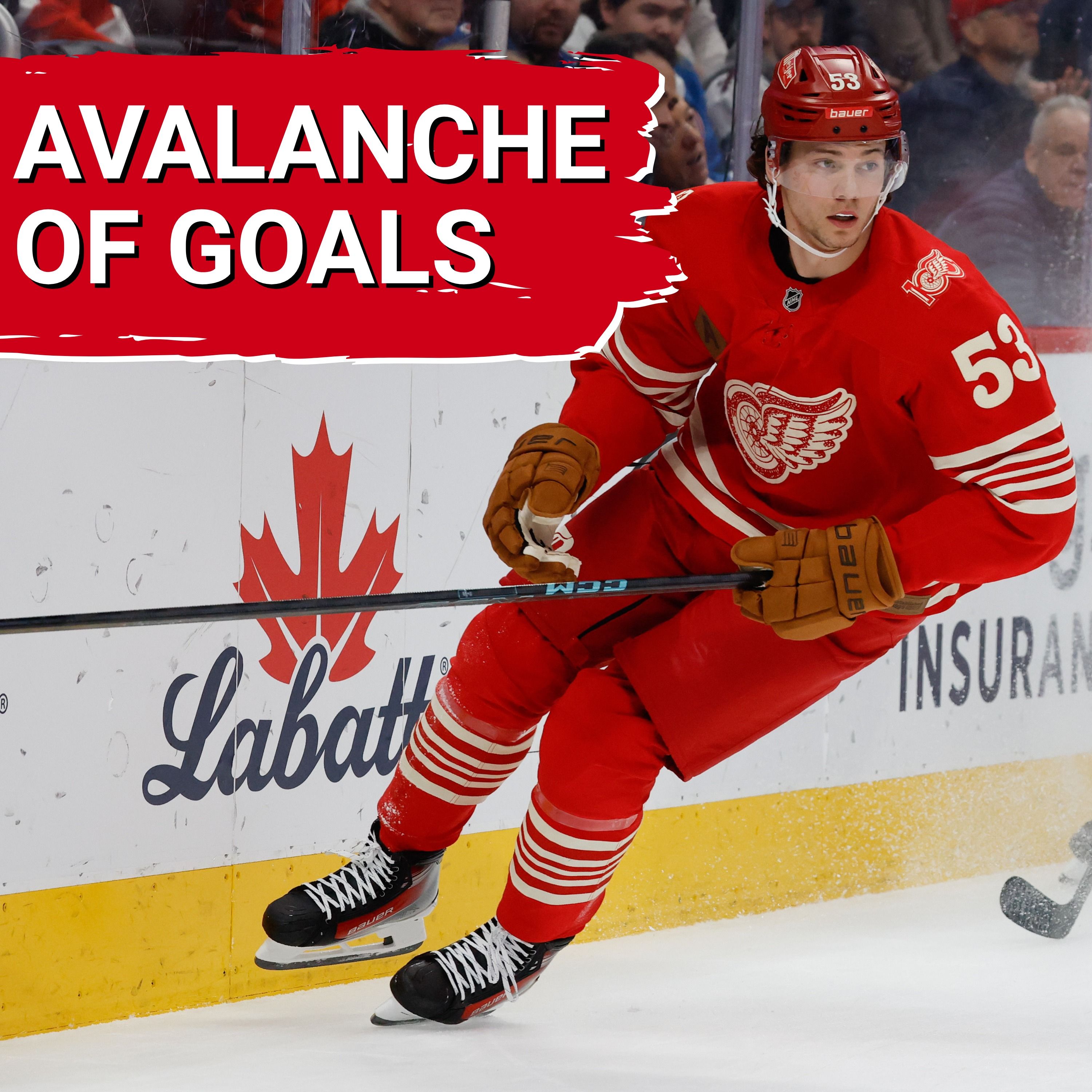 Red Wings face an AVALANCHE of goals, as Detroit is shutout against Colorado