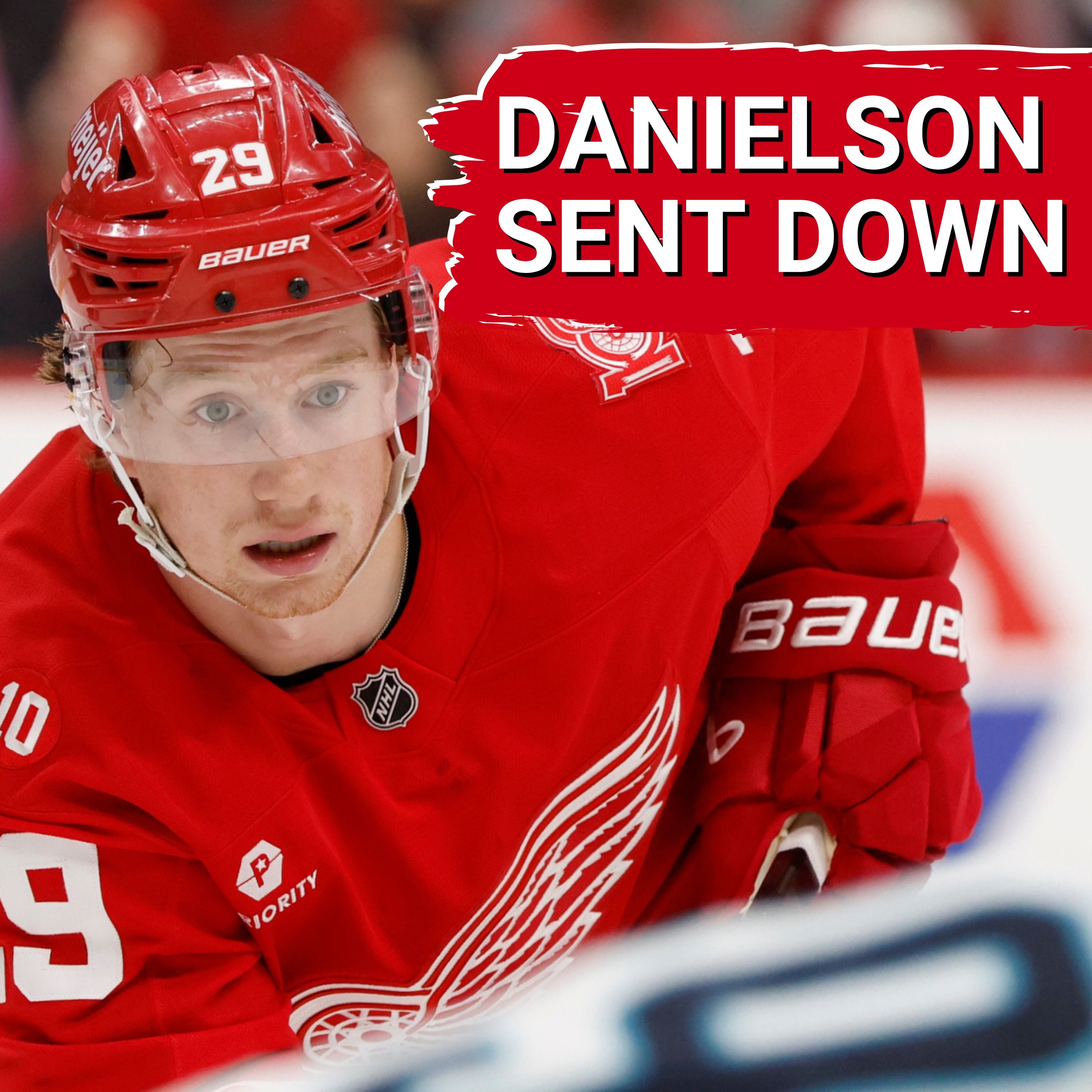 Nate Danielson sent to Grand Rapids, Shai Buium returns to ice & Eduard Tralmarks heading to Milan