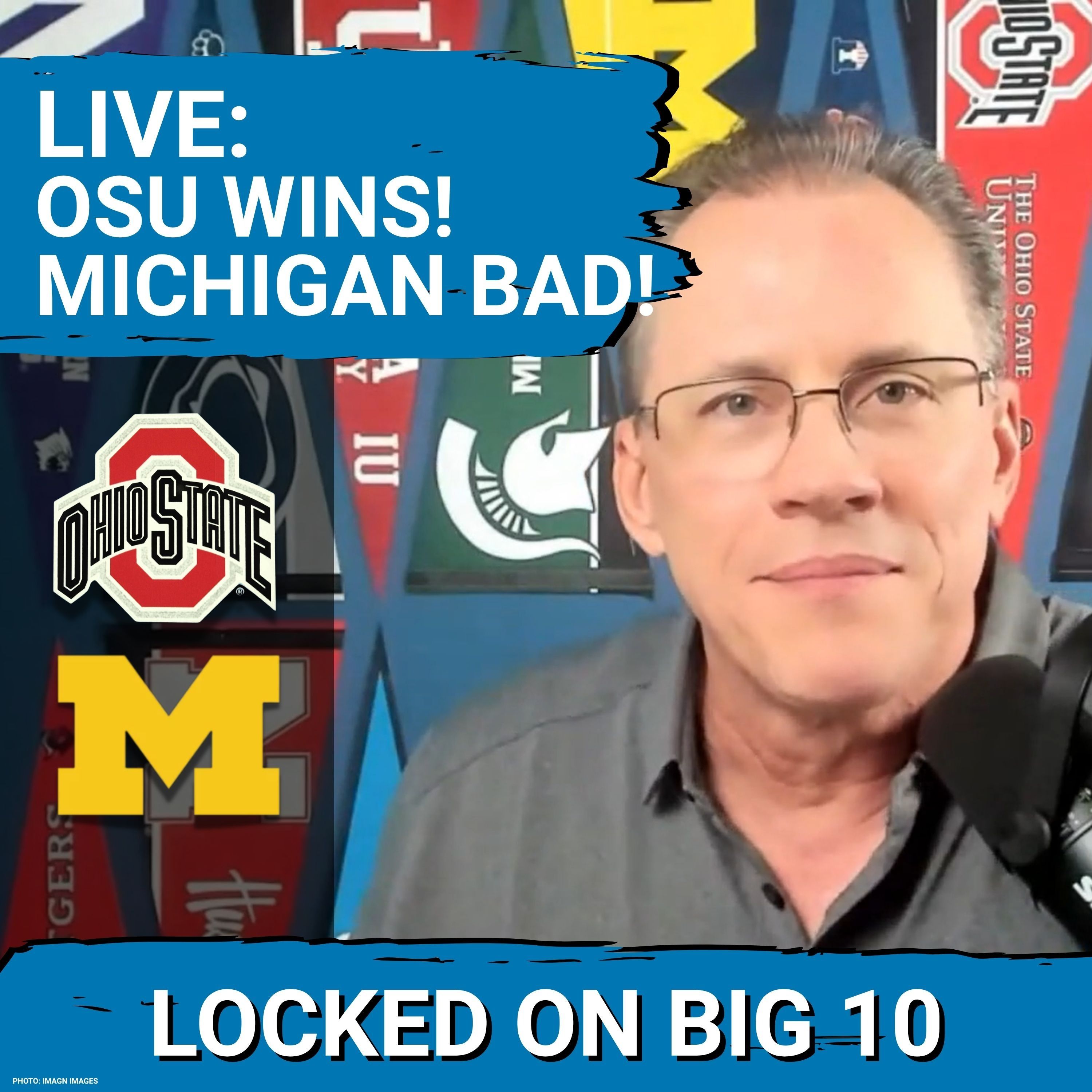 LIVE REACTION: Michigan DISASTER at Minnesota! Jeremiah Smith Sets OSU RECORDS! Big Ten Recap!