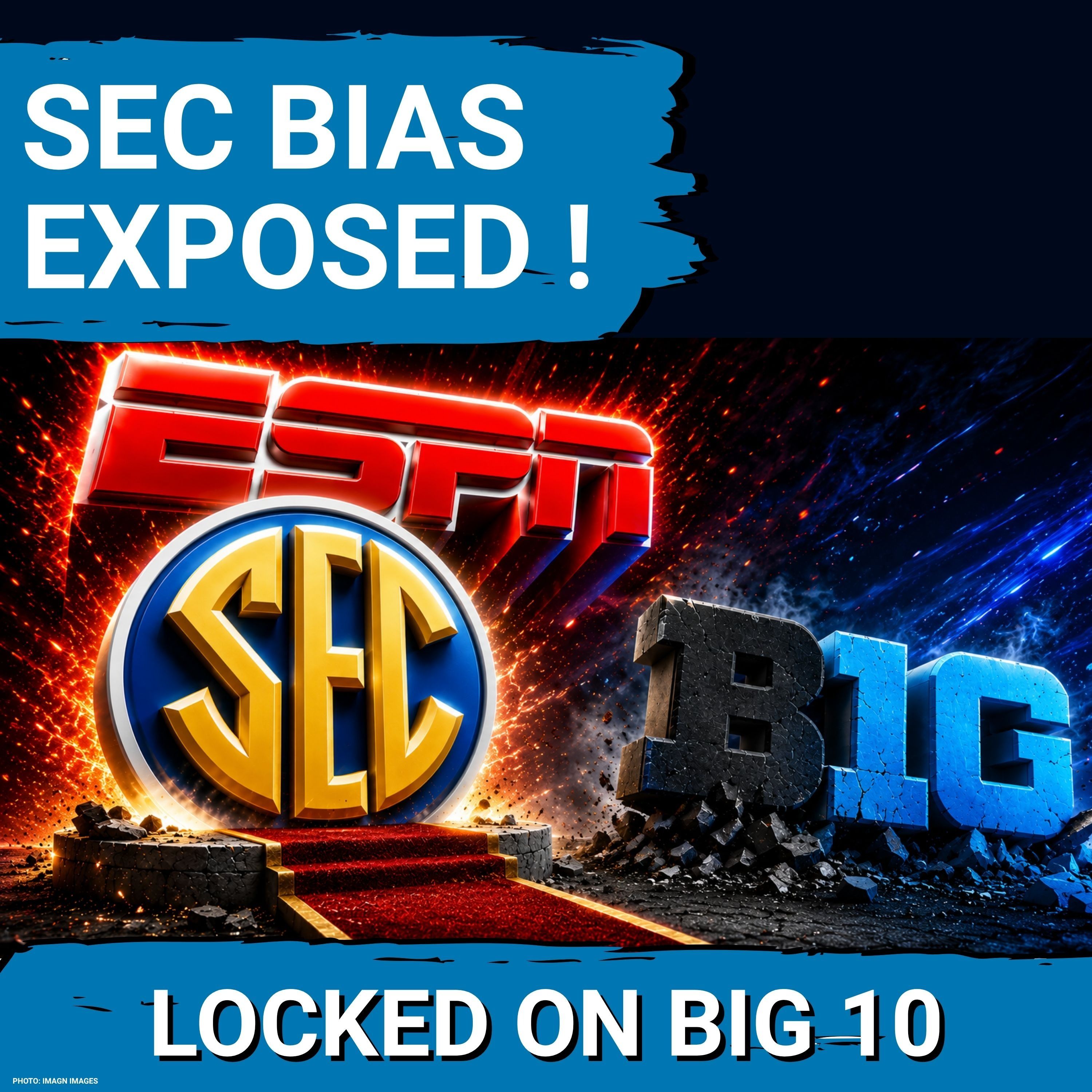 ESPN's Pro SEC Bias IGNORES Big Ten's College Football Greatness AGAIN!