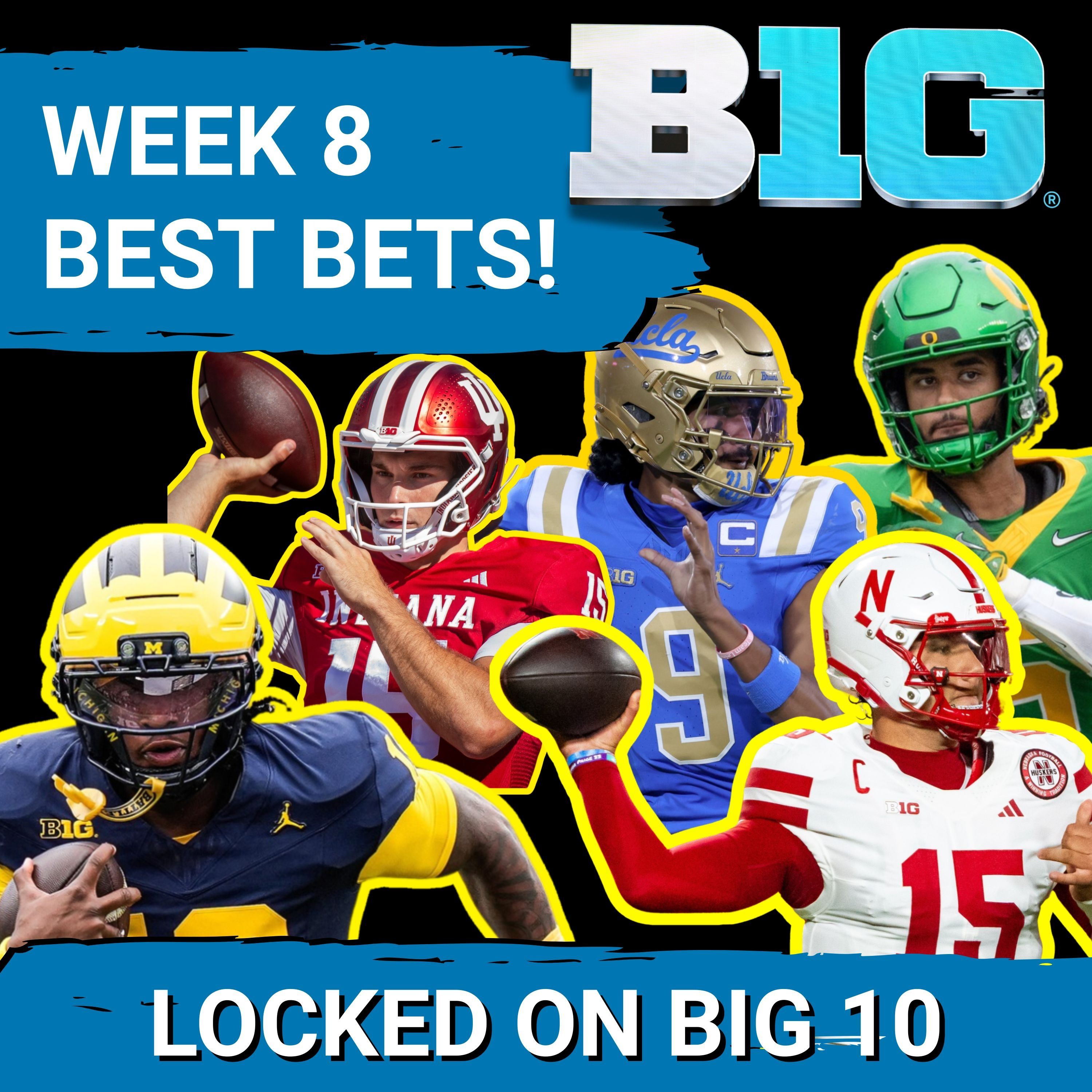 FEARLESS BIG 10 PICKS!  Indiana COVERS, Michigan SCARE? Oregon SHUTOUT? Take the UNDER at Iowa?