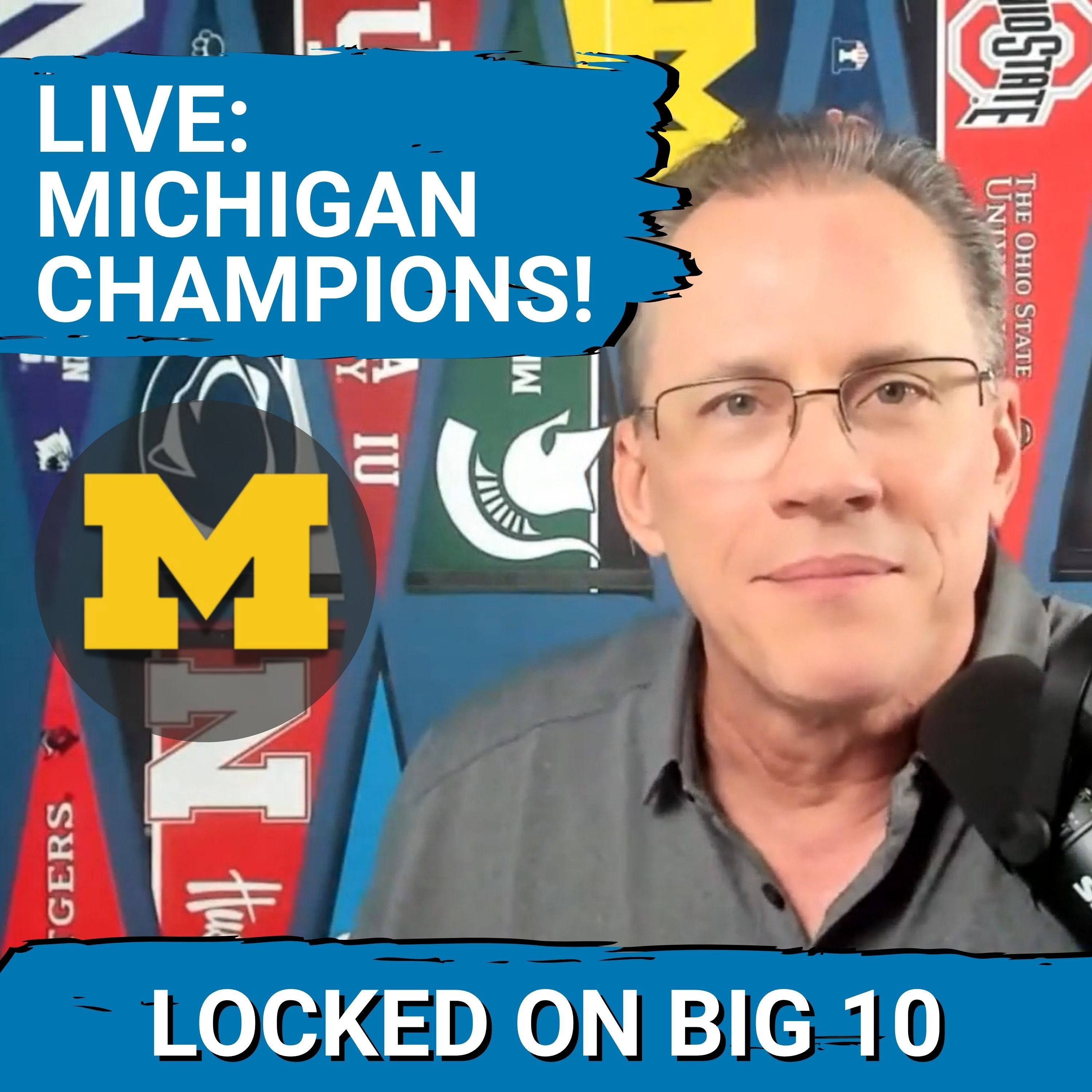 LIVE REACTION: Michigan BEATS UConn to WIN NCAA Men's Basketball National Championship!