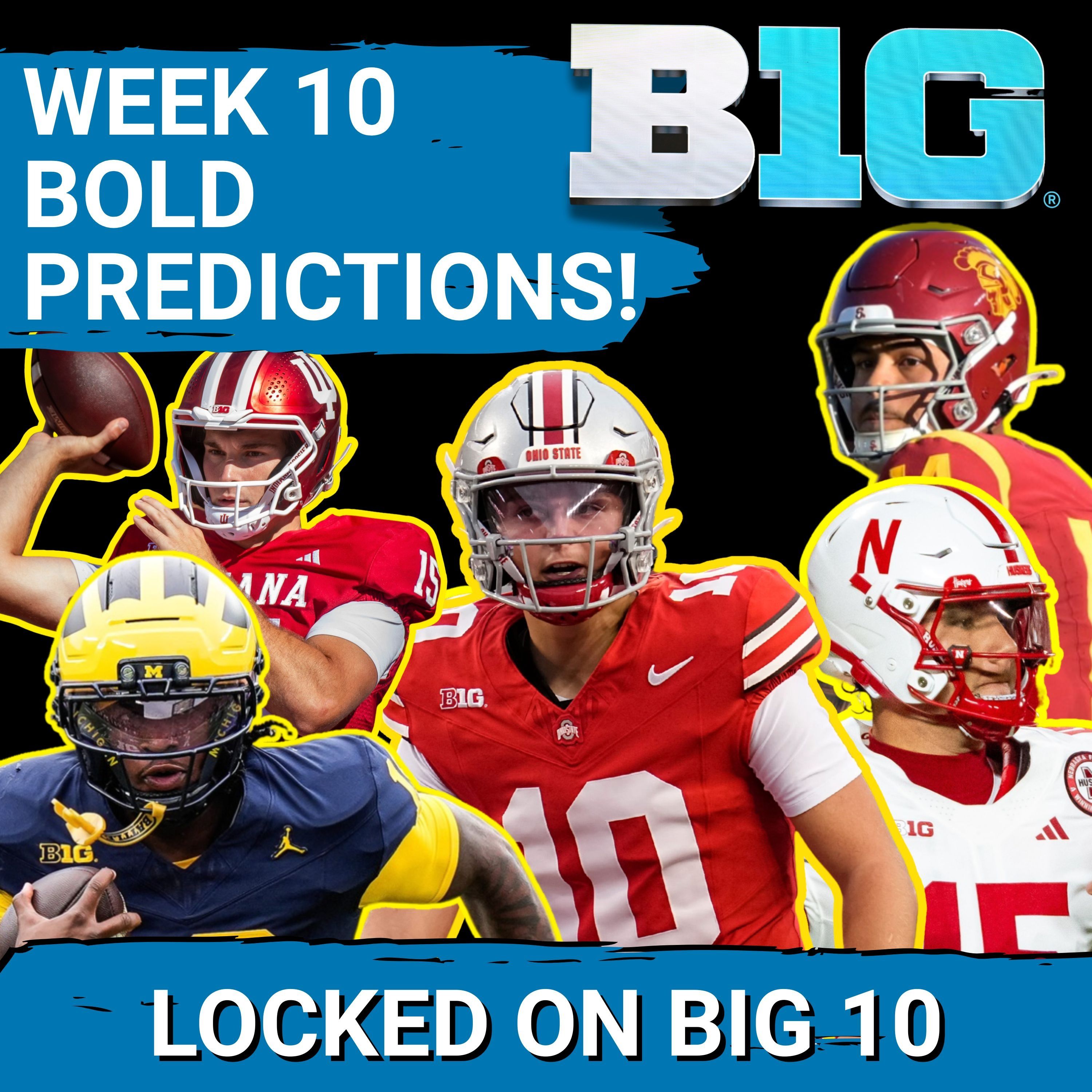 BIG 10 PIGSKIN PICKS! How Penn State SCARES Ohio State? Indiana & Michigan COVER? PLUS 2 Easy Overs!