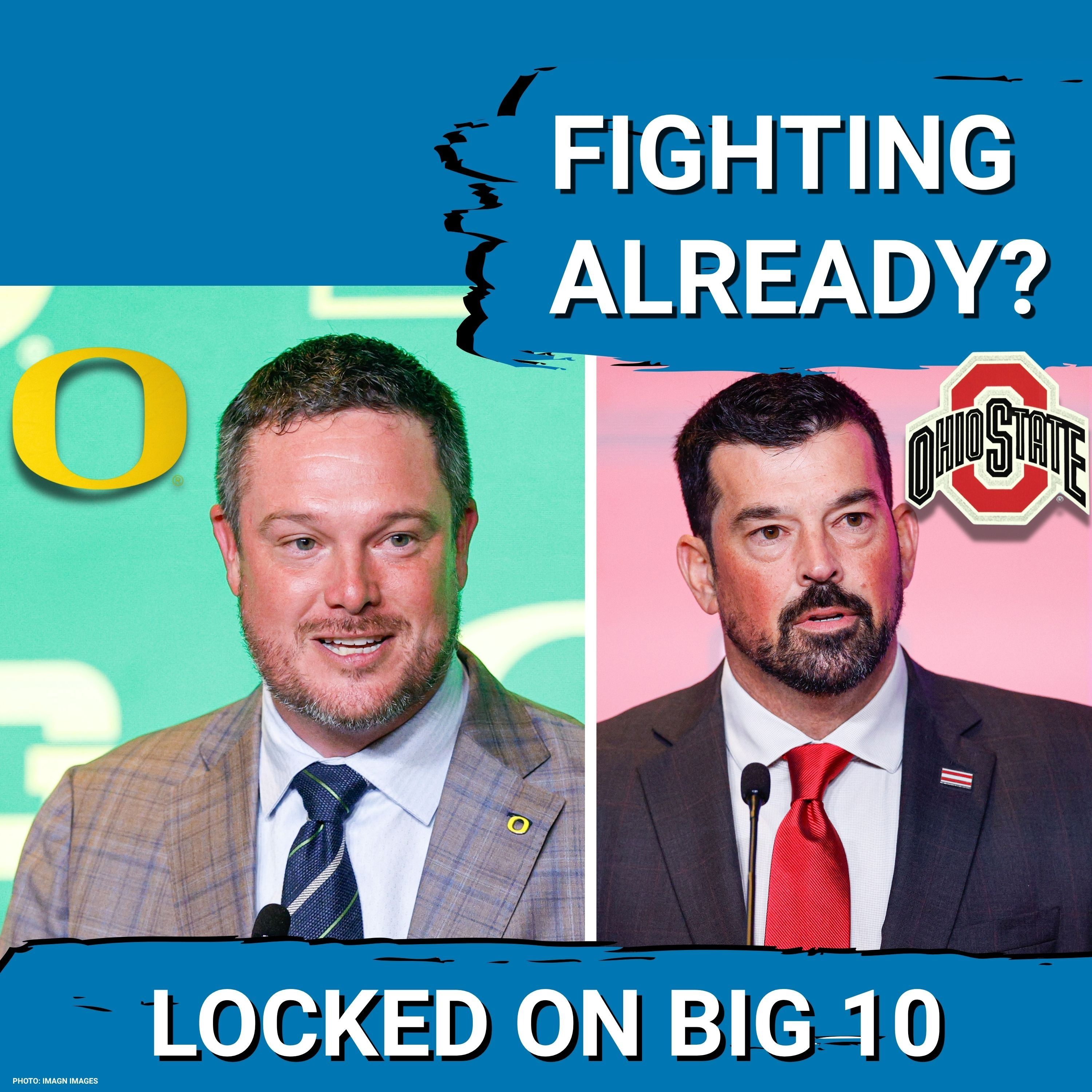 Dan Lanning and Ryan Day FIGHT for Spotlight at Big Ten Media Days!