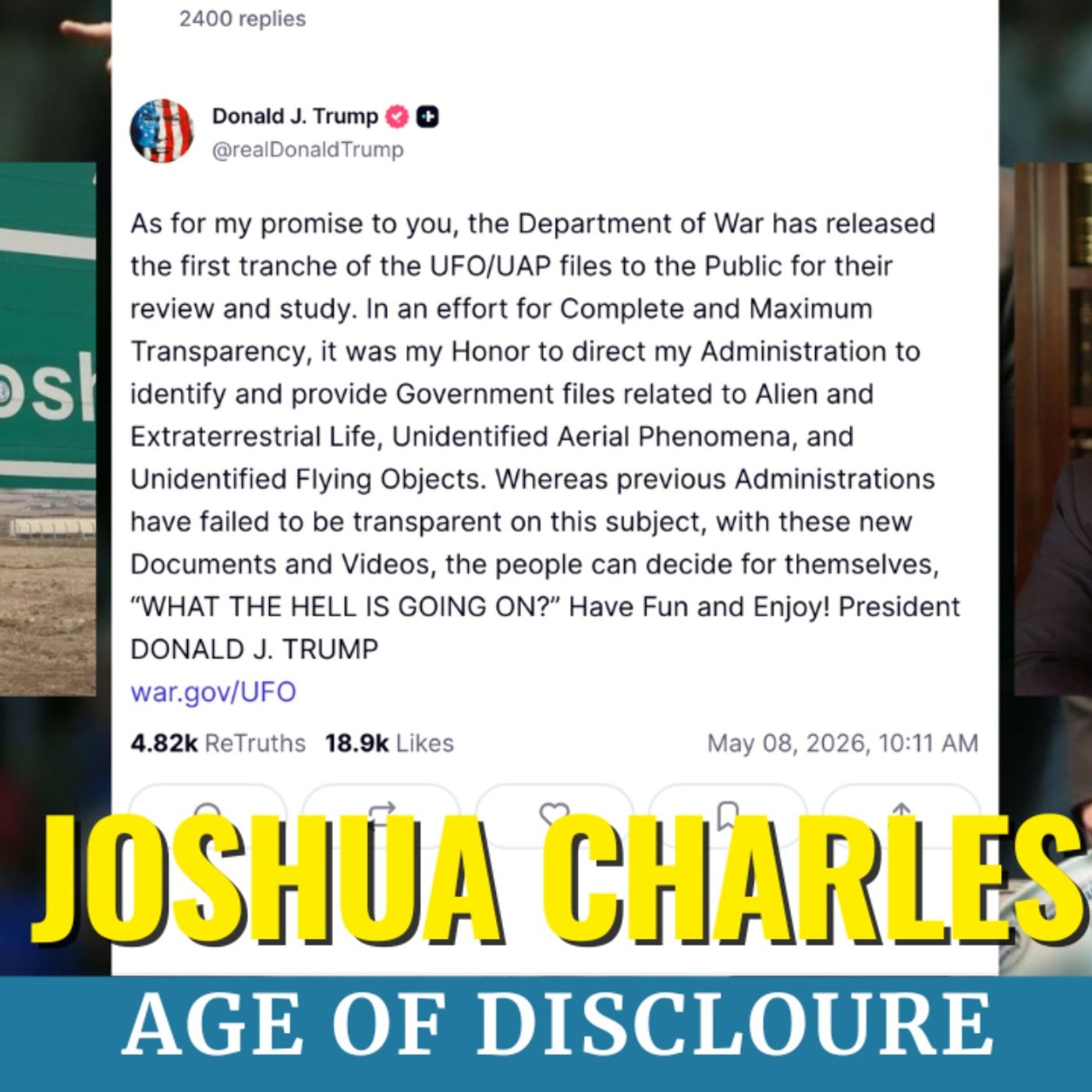 Play The Age of Disclosure | Joshua Charles