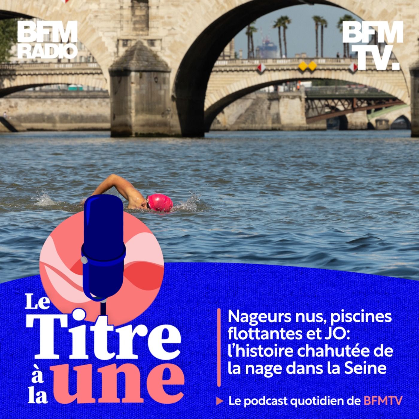Nageurs nus, piscines flottantes et JO: l'histoire chahutée de la nage dans la Seine