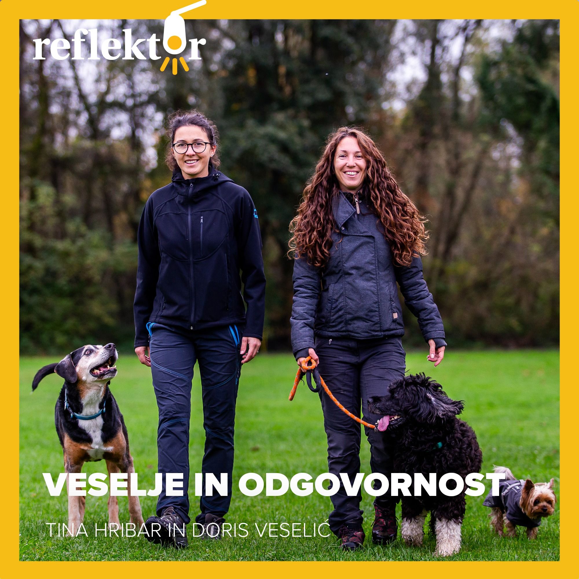 Oddaja Reflektor | Hišni ljubljenčki: veselje in odgovornost | Tina Hribar in Doris Veselic episode artwork