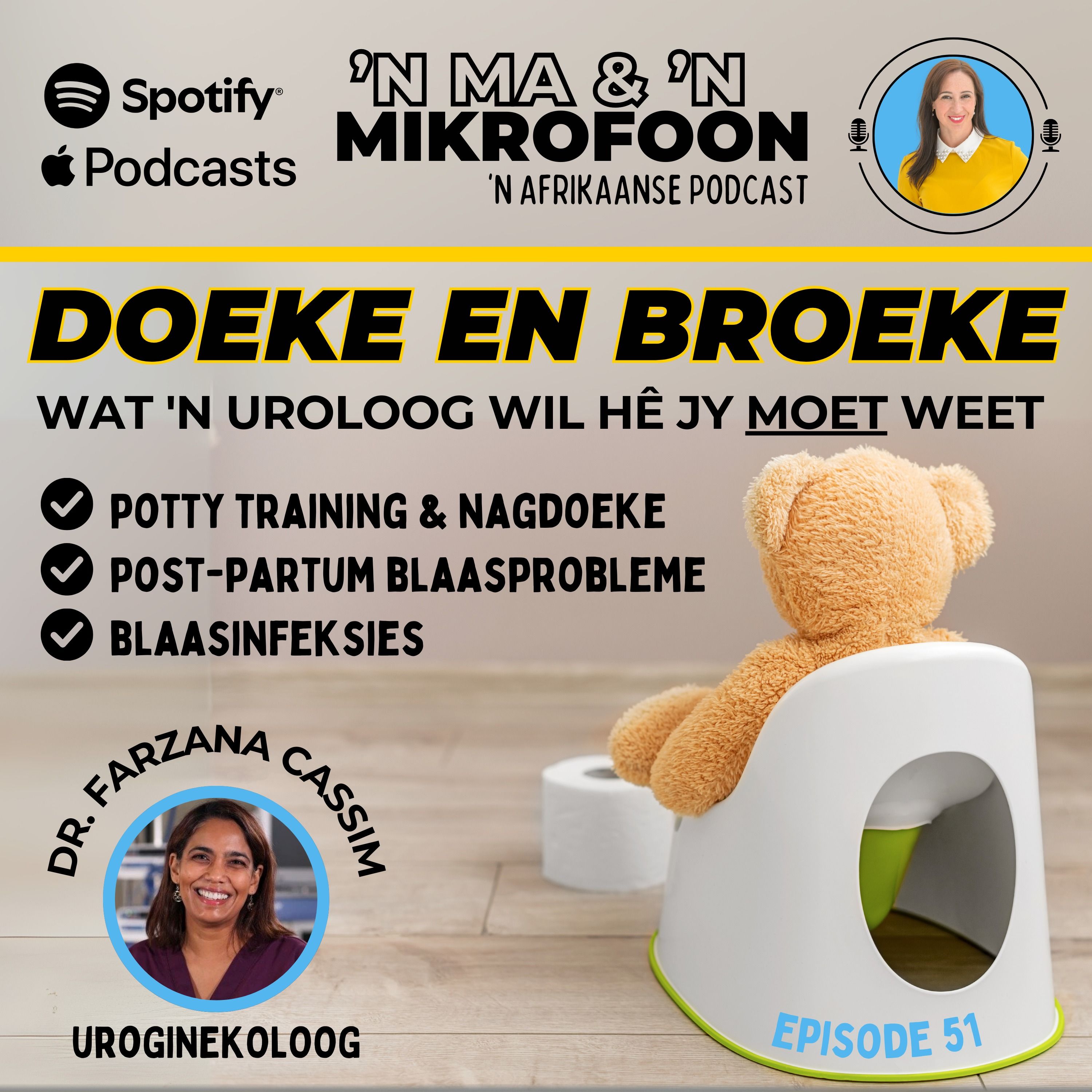 Doeke & Broeke: Wat 'n Uroloog wil Hê Jy Moet Weet/ Nappies & Undies: What a Urologist Wants You to Know