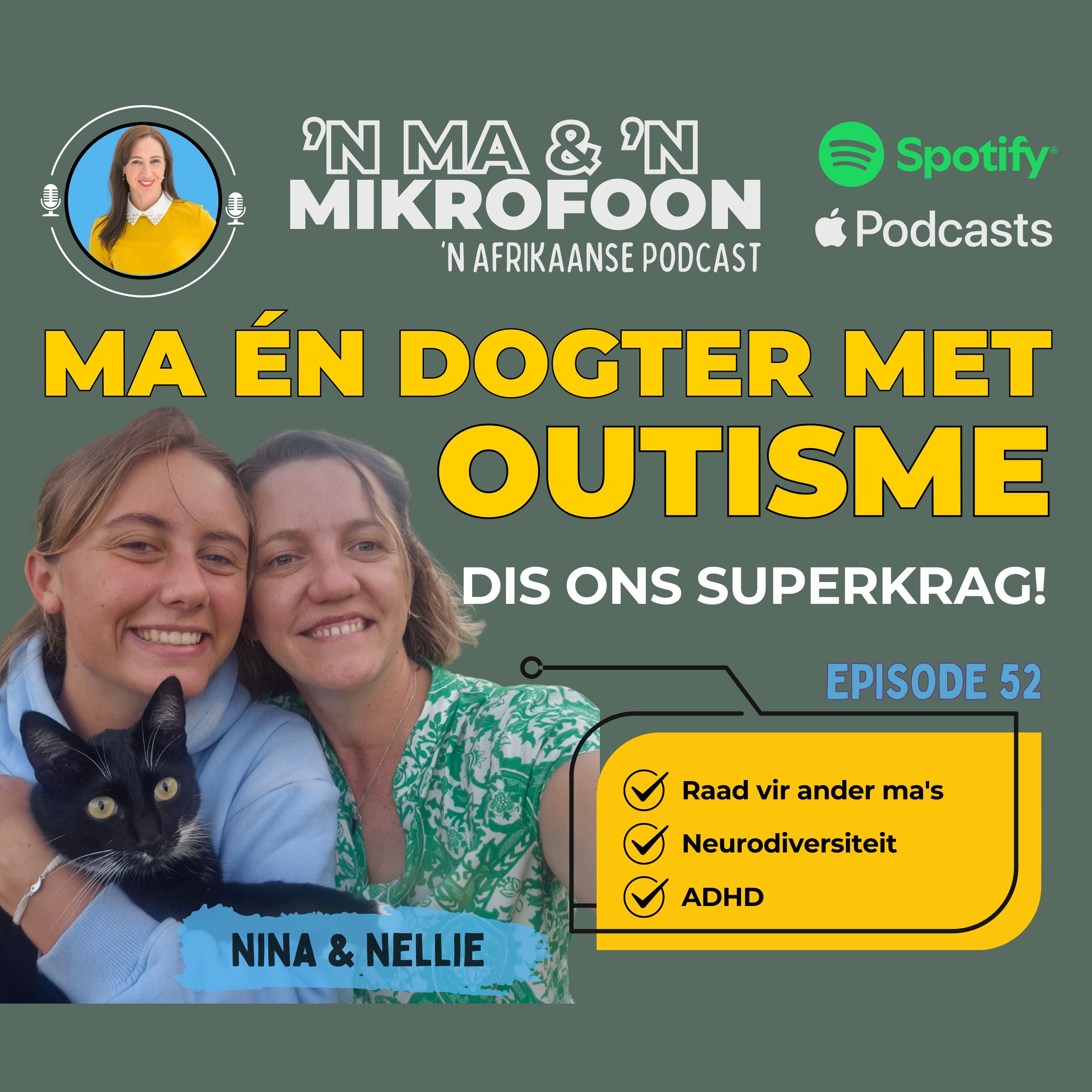 Ma én Dogter met Outisme: "Dis ons Superkrag!" / Mom and Daughter with Autism – It’s Our Superpower!