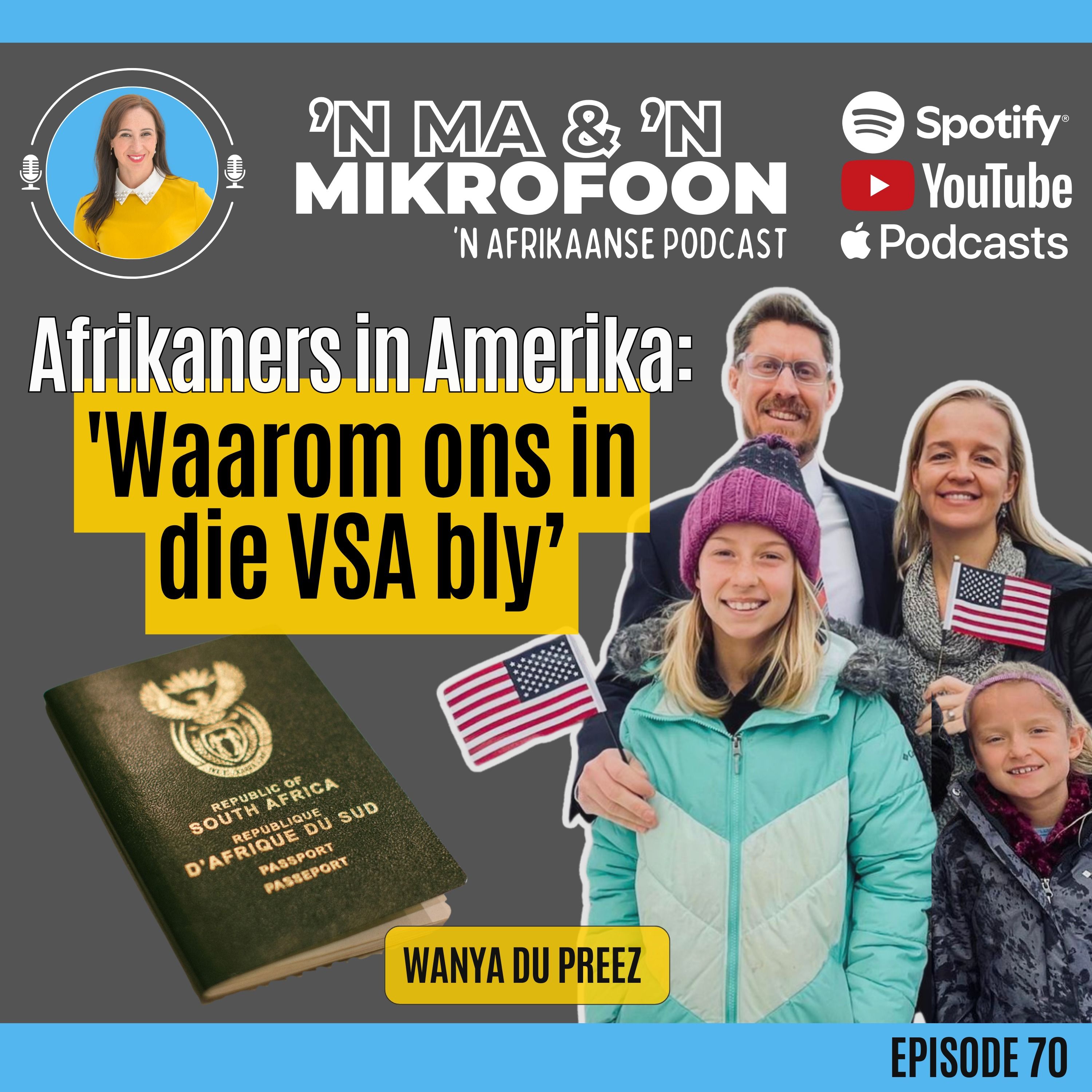 Suid-Afrikaners Oorsee: 'Waarom ons in die VSA wil bly'/ South Africans Abroad: 'Why We Want to Stay in the USA'