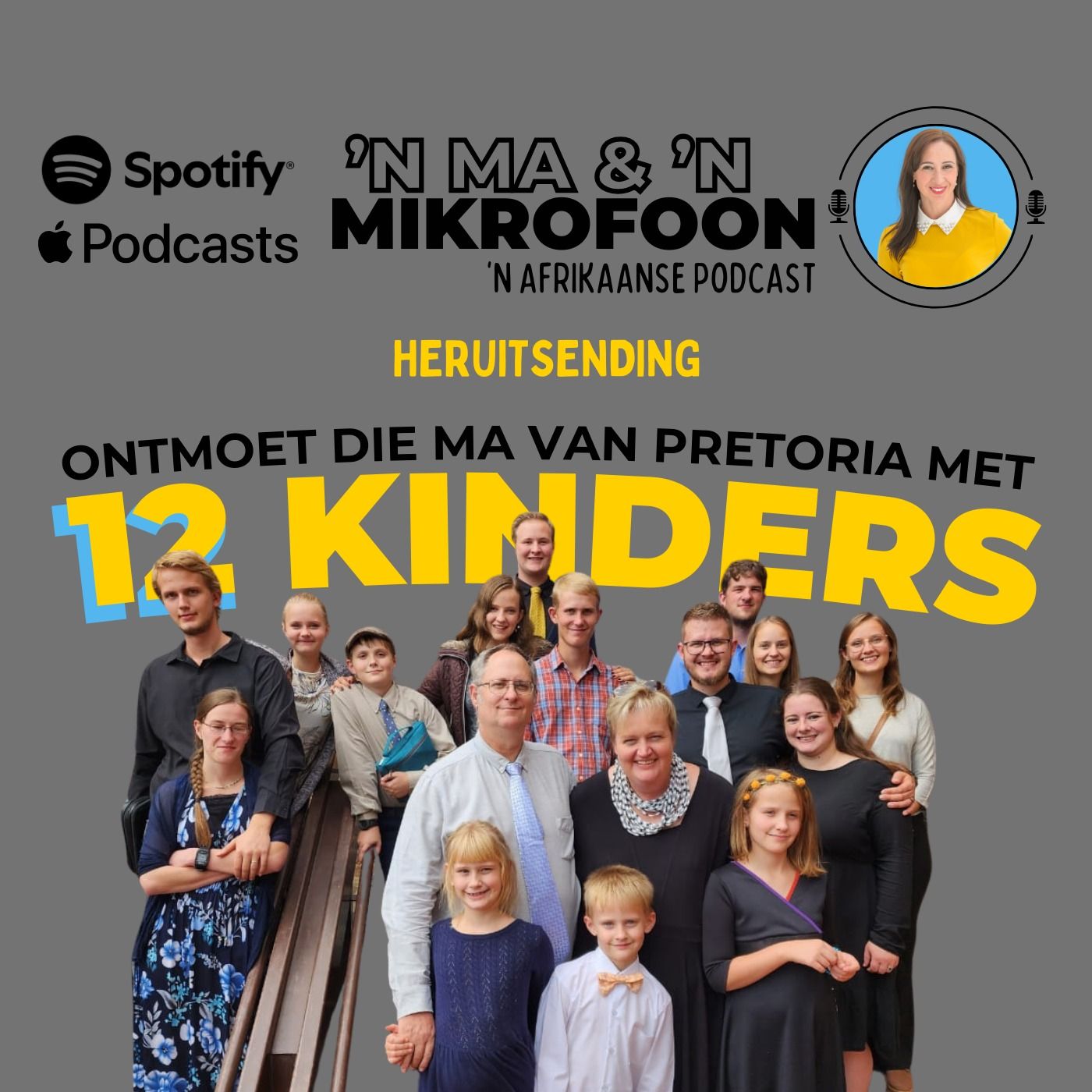 [Heruitsending] Ontmoet die Ma van Pretoria met 12 Kinders/ [Rebroadcast] Meet the Mom from Pretoria with 12 Children