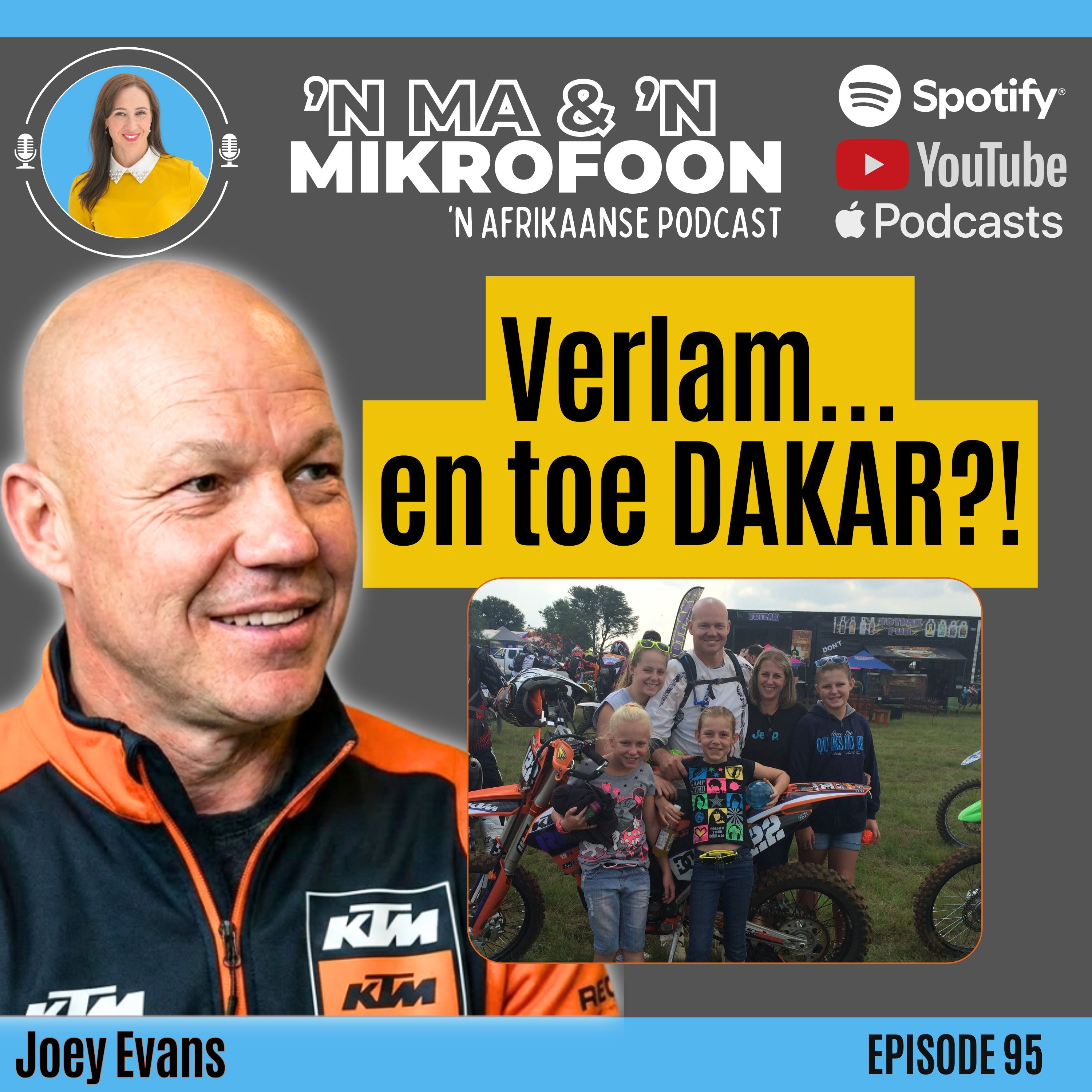 Joey Evans: Die pa wat die onmoontlike vermag het/  Joey Evans: The Dad Who Achieved the Impossible