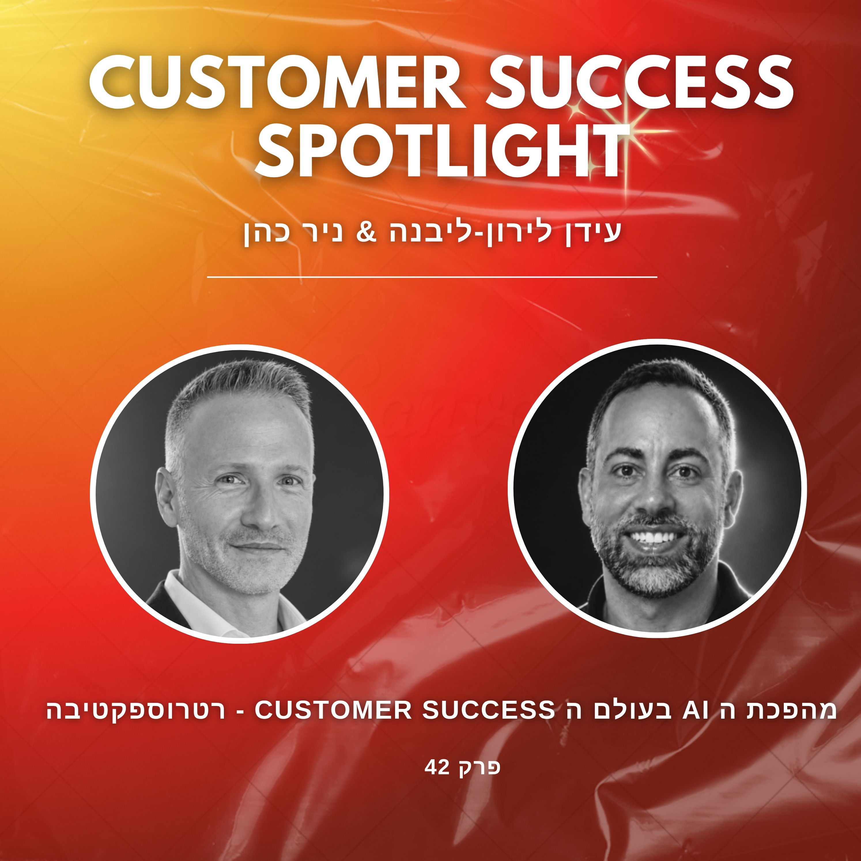 42. מהפכת ה AI בעולם ה Customer Success - רטרוספקטיבה episode artwork