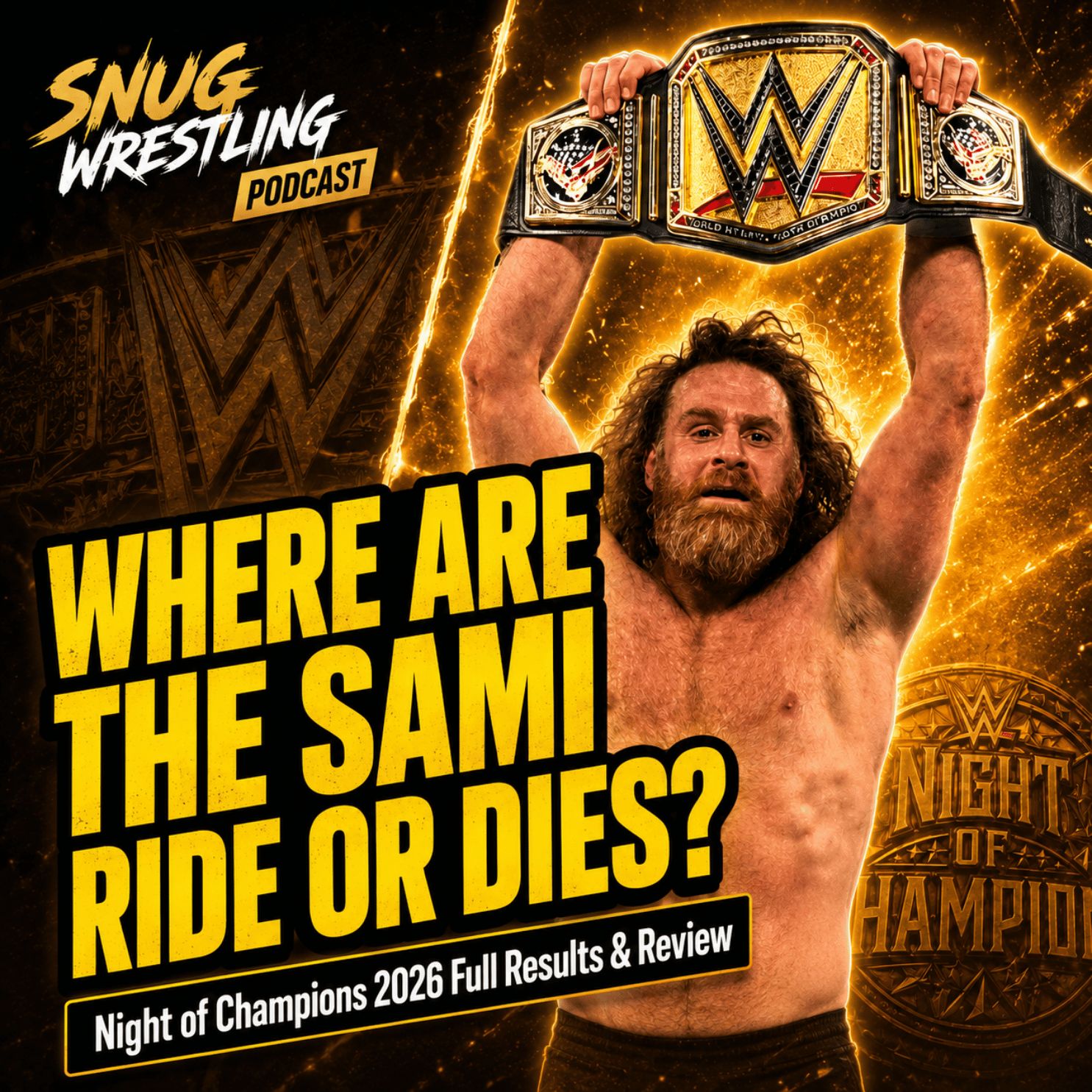 Sami Zayn SHOCKS WWE! Night of Champions 2026 Full Results & Review episode artwork