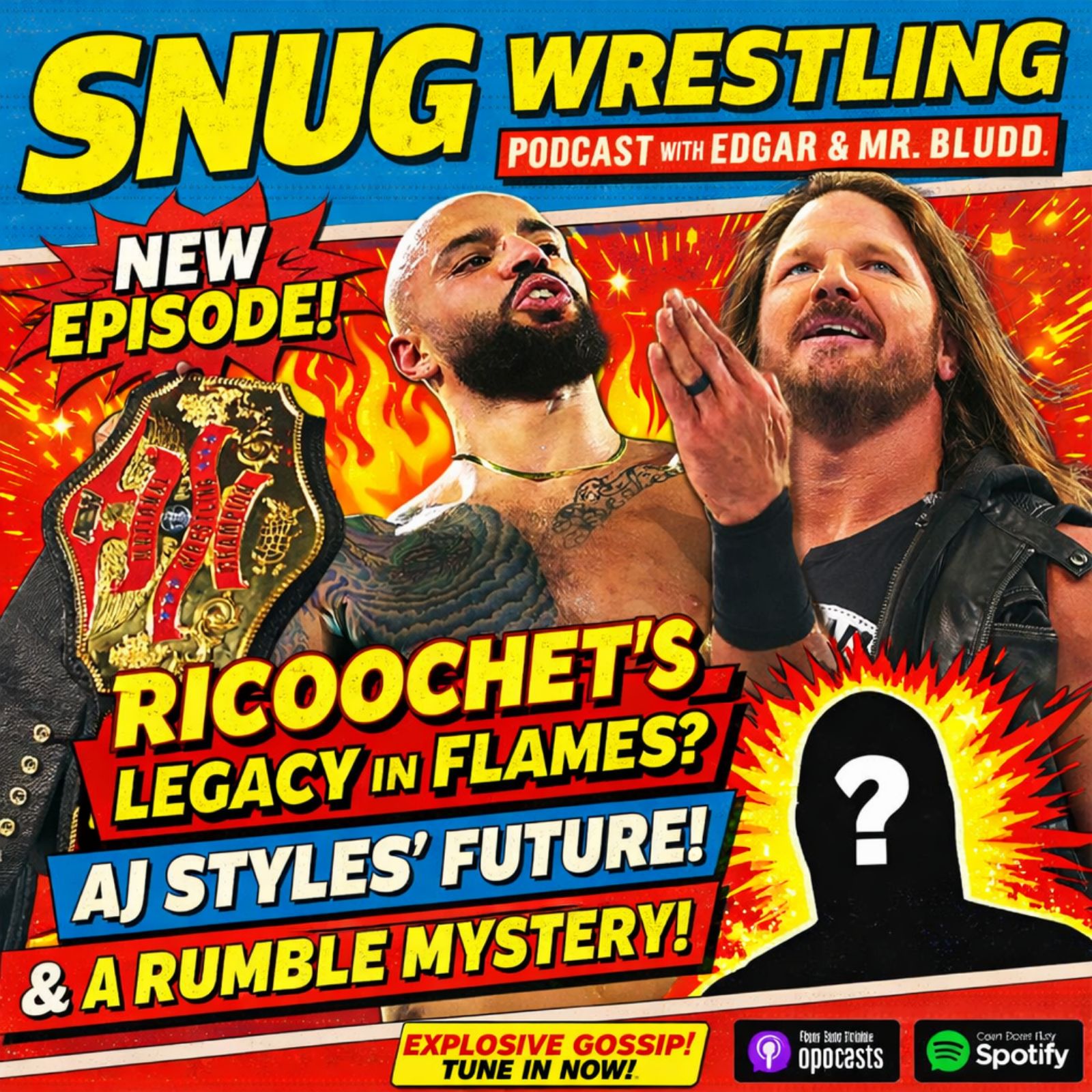 Ricochet’s Legacy in Flames? AJ Styles’ Future & a Rumble Mystery