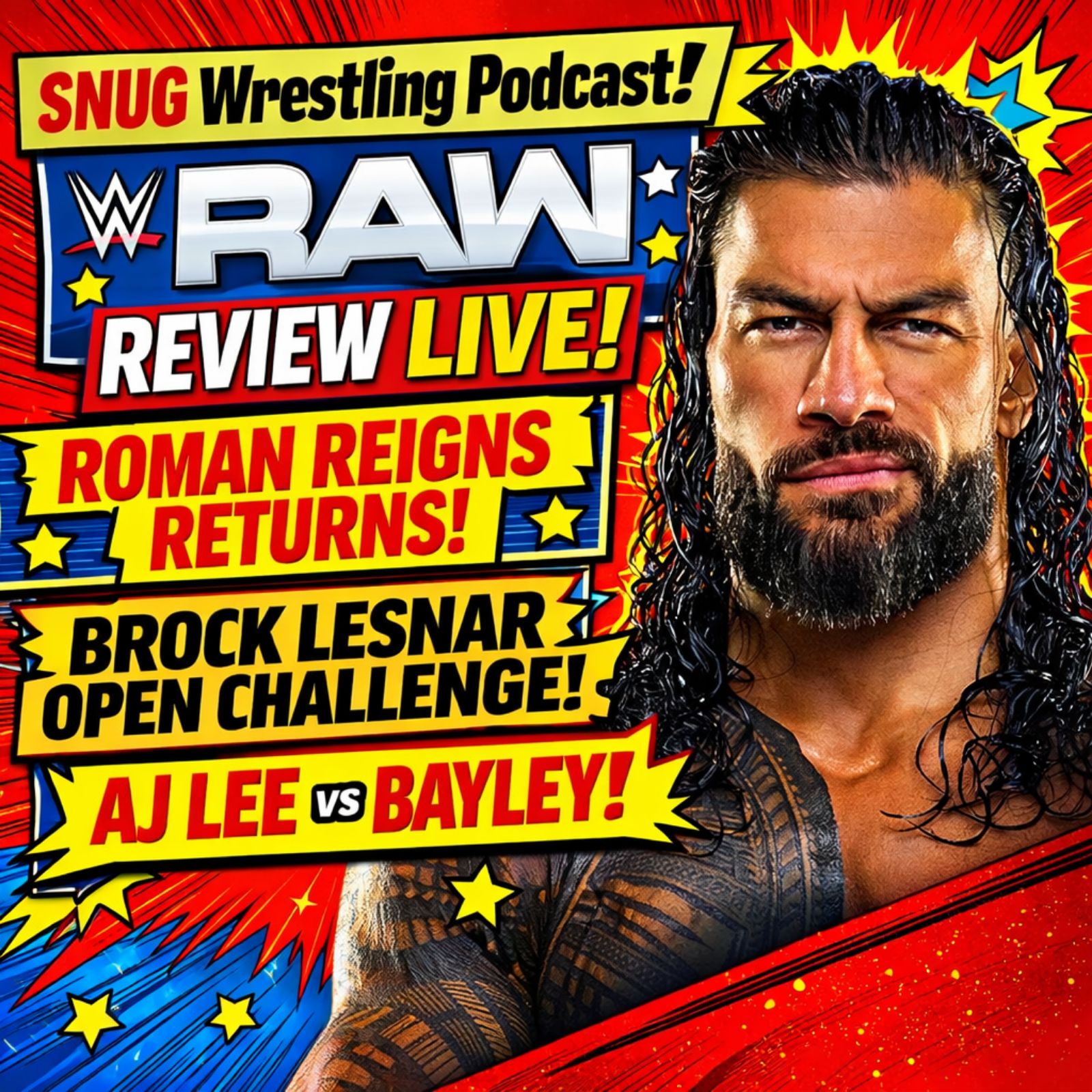 WWE Raw Review | Roman Reigns Returns, Brock Lesnar Open Challenge, AJ Lee vs Bayley