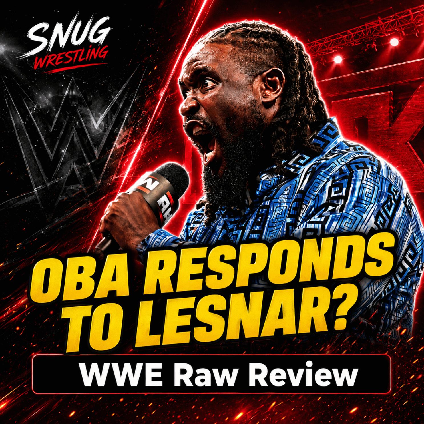 WWE Raw Review Before Clash in Italy: Roman Reigns vs Jacob Fatu, Oba Femi Responds to Brock Lesnar episode artwork