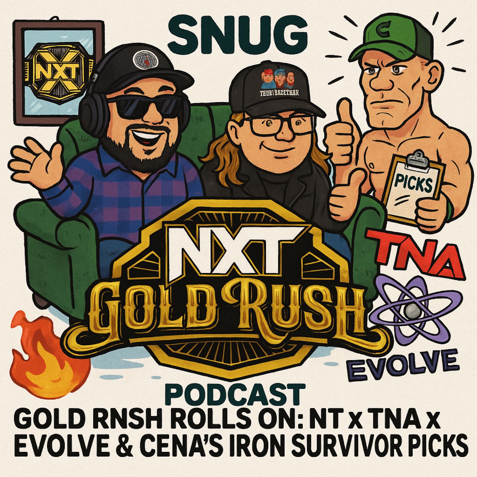 Gold Rush Rolls On: NXT x TNA x EVOLVE & Cena’s Iron Survivor Picks
