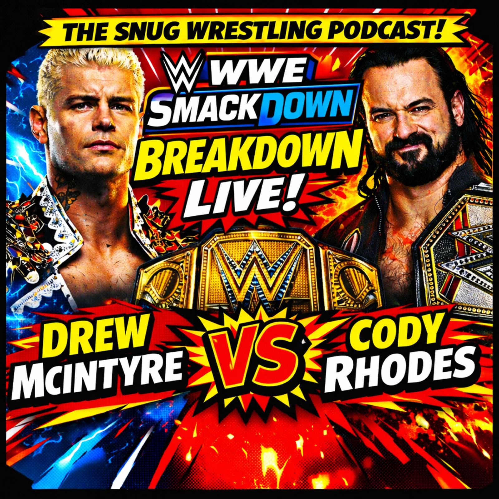 WWE SmackDown Breakdown - Drew McIntyre vs Cody Rhodes episode artwork