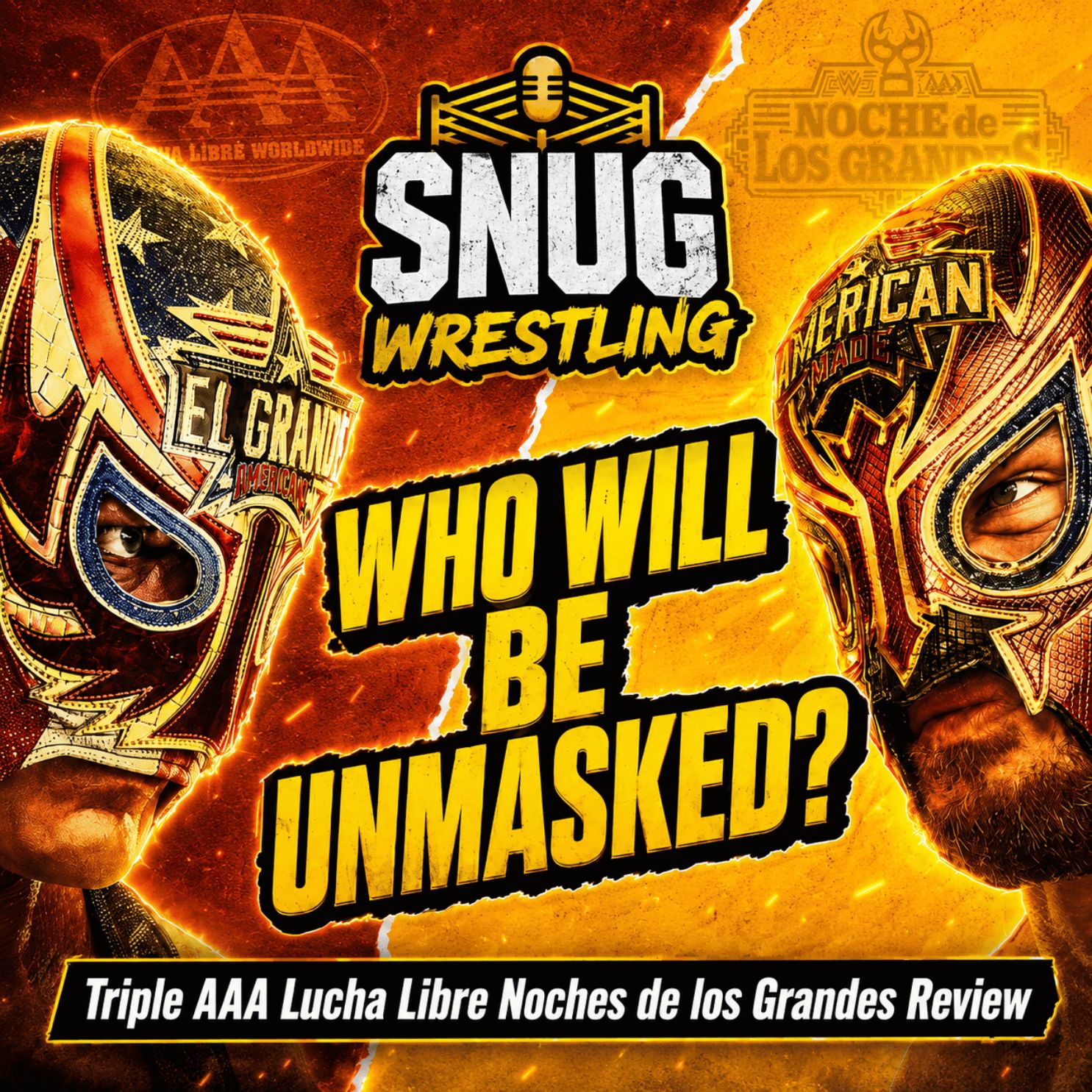 AAA Noche de Los Grandes Preview & Predictions | Mask vs Mask, Vikingo, Rey Fenix, Bayley, War Raiders episode artwork