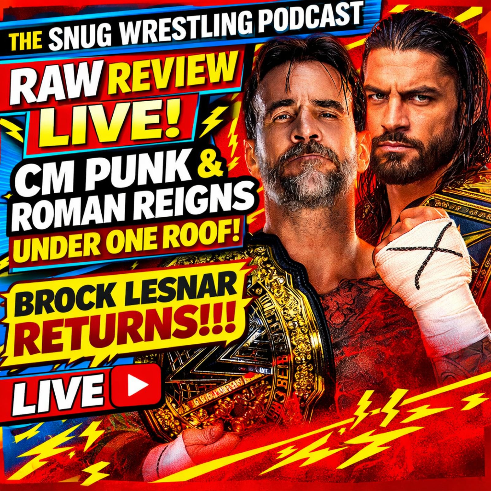 WWE Monday Night RAW Review | CM Punk & Roman Reigns, Brock Returns