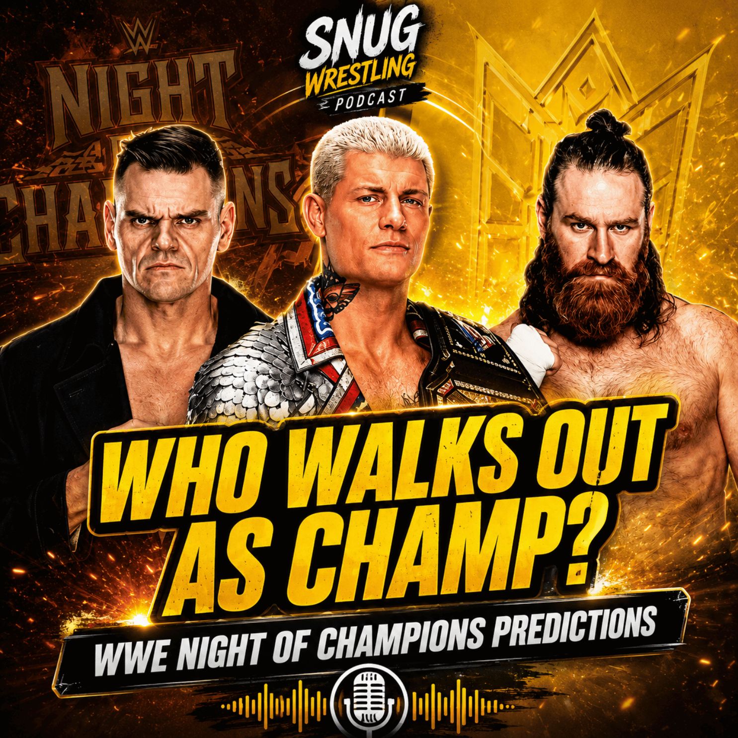 WWE Night of Champions Predictions 2026 | Cody Rhodes vs Gunther vs Sami Zayn Full Card Breakdown episode artwork