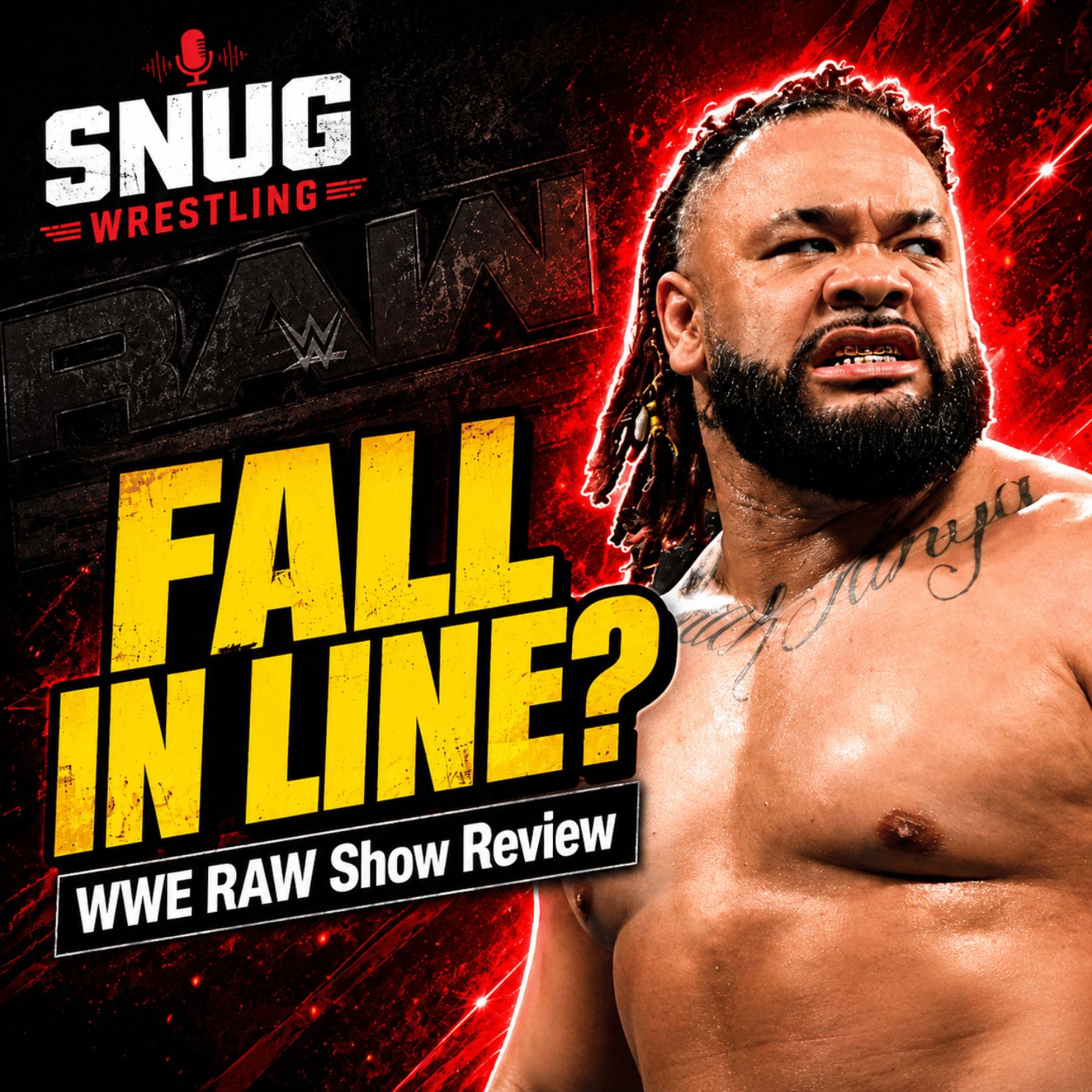 WWE Raw Review: Roman Reigns Responds to Jacob Fatu, Oba Femi Open Challenge & Tag Title Match episode artwork
