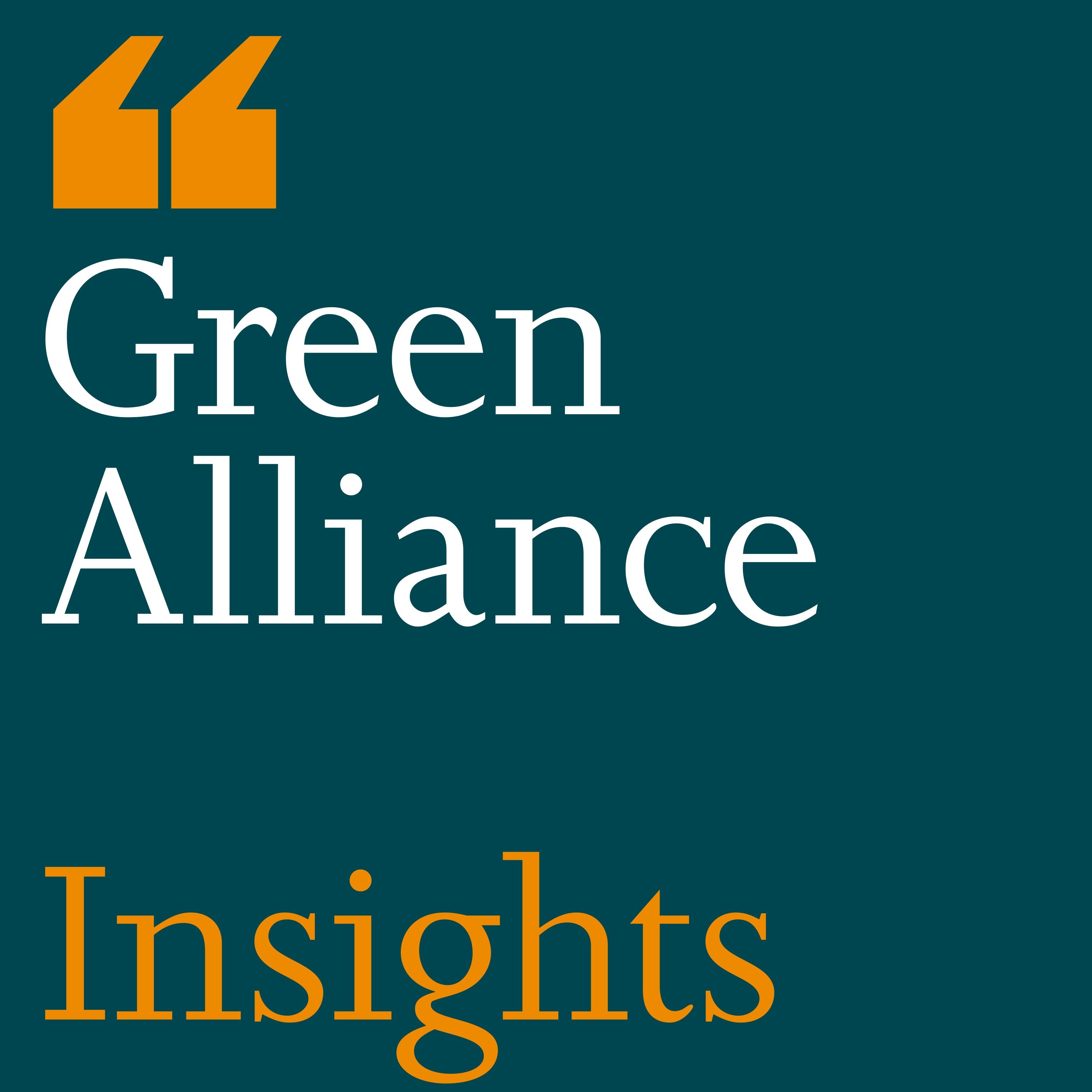 The Green Alliance Podcast