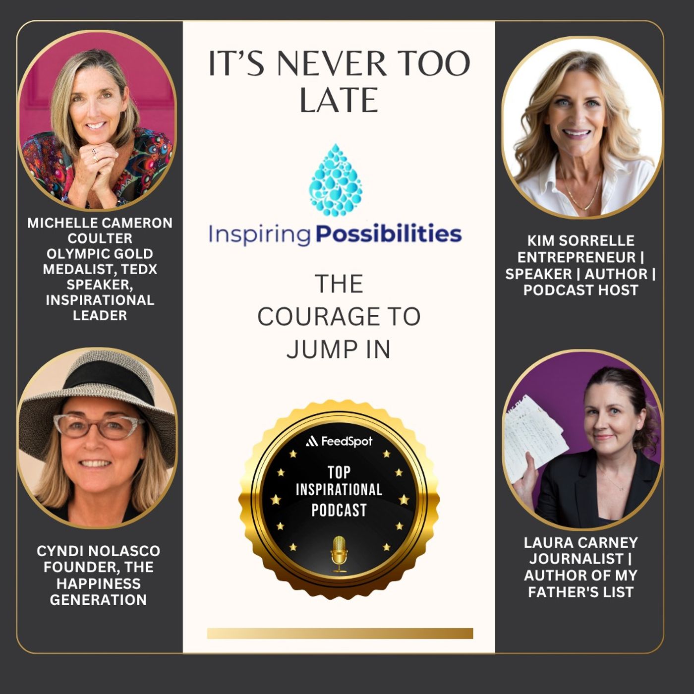 It’s Never Too Late: The Courage to Reinvent, Dream Again & Live Fully episode artwork