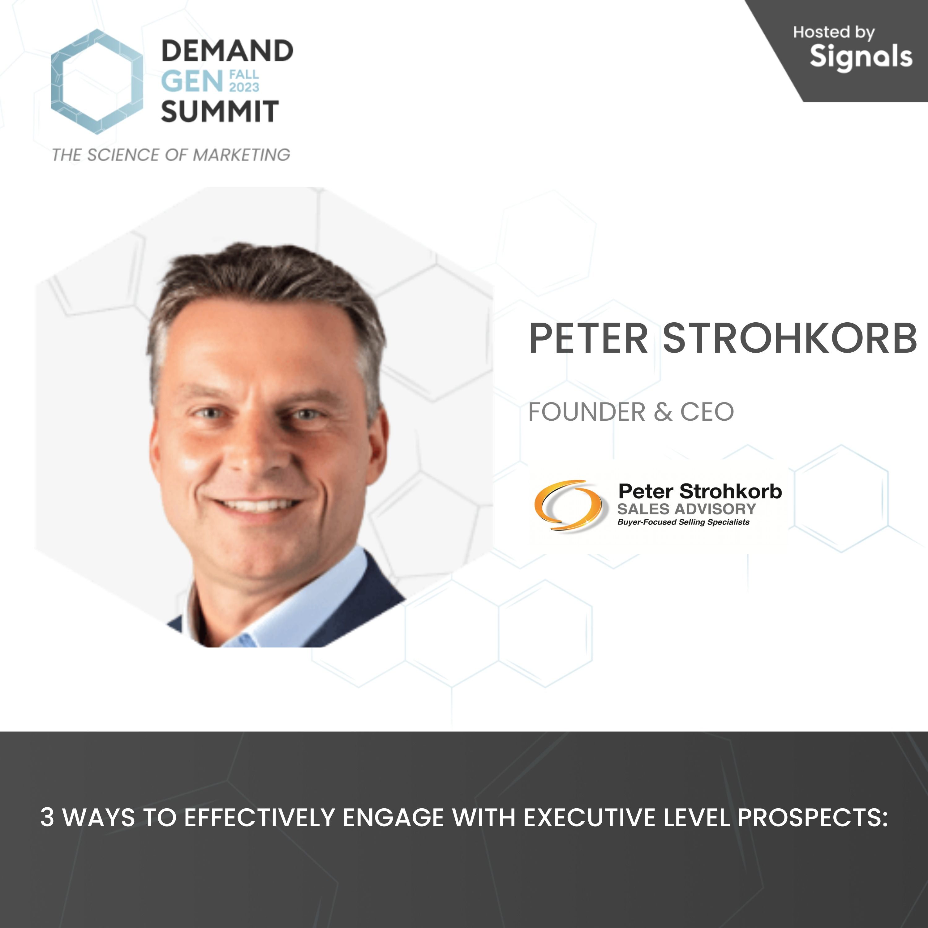 3 Ways to Effectively Engage with Executive Level Prospects