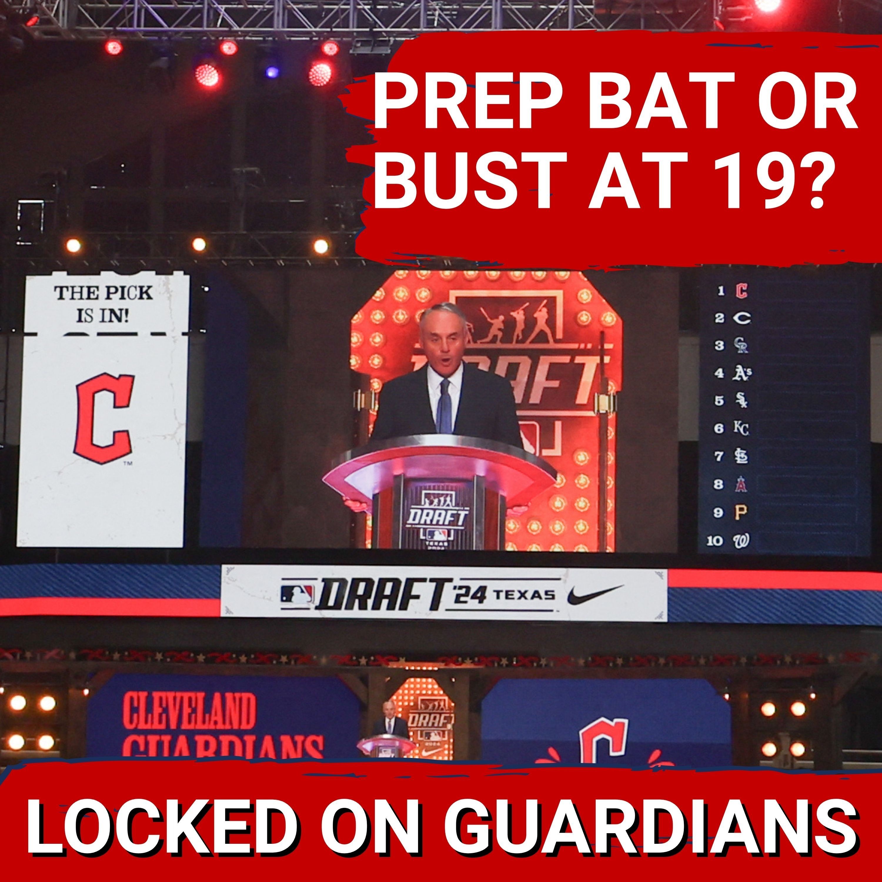DRAFT HYPE: Cleveland Guardians MLB Draft BUZZ - Logan Hughes or Prep Hitters Who COULD Go at #19 episode artwork