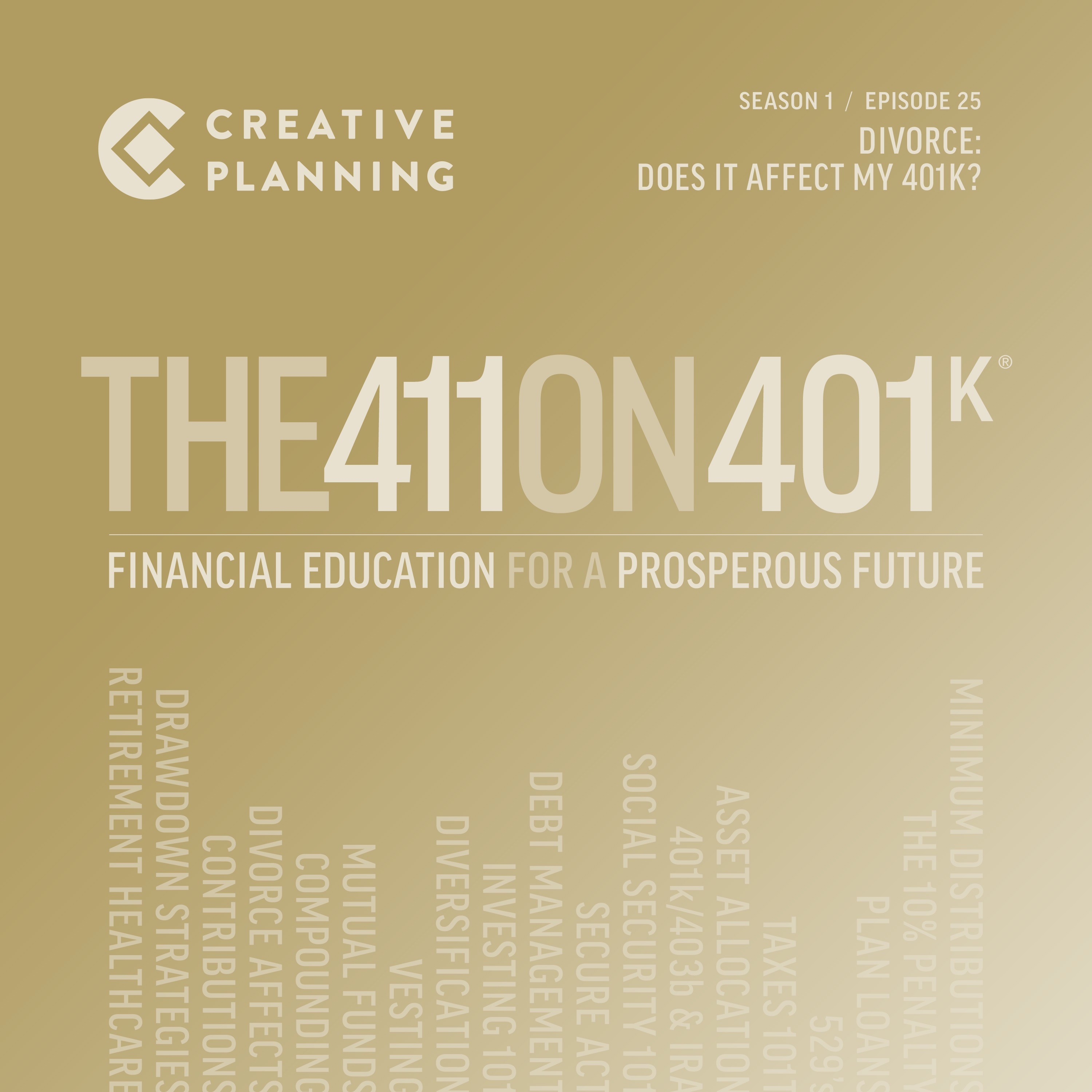 Episode 25 – Divorce: Does It Affect My 401k?