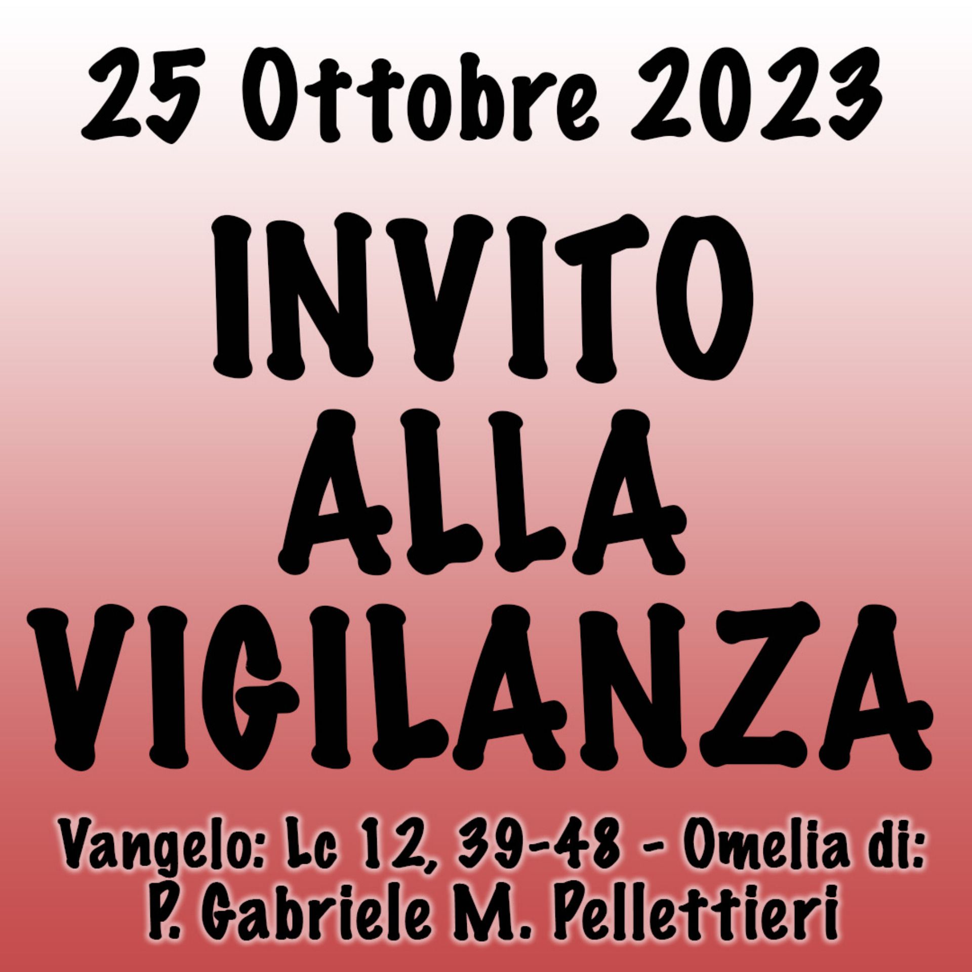 Omelia 24 Ottobre 2023, INVITO ALLA VIGILANZA episode artwork