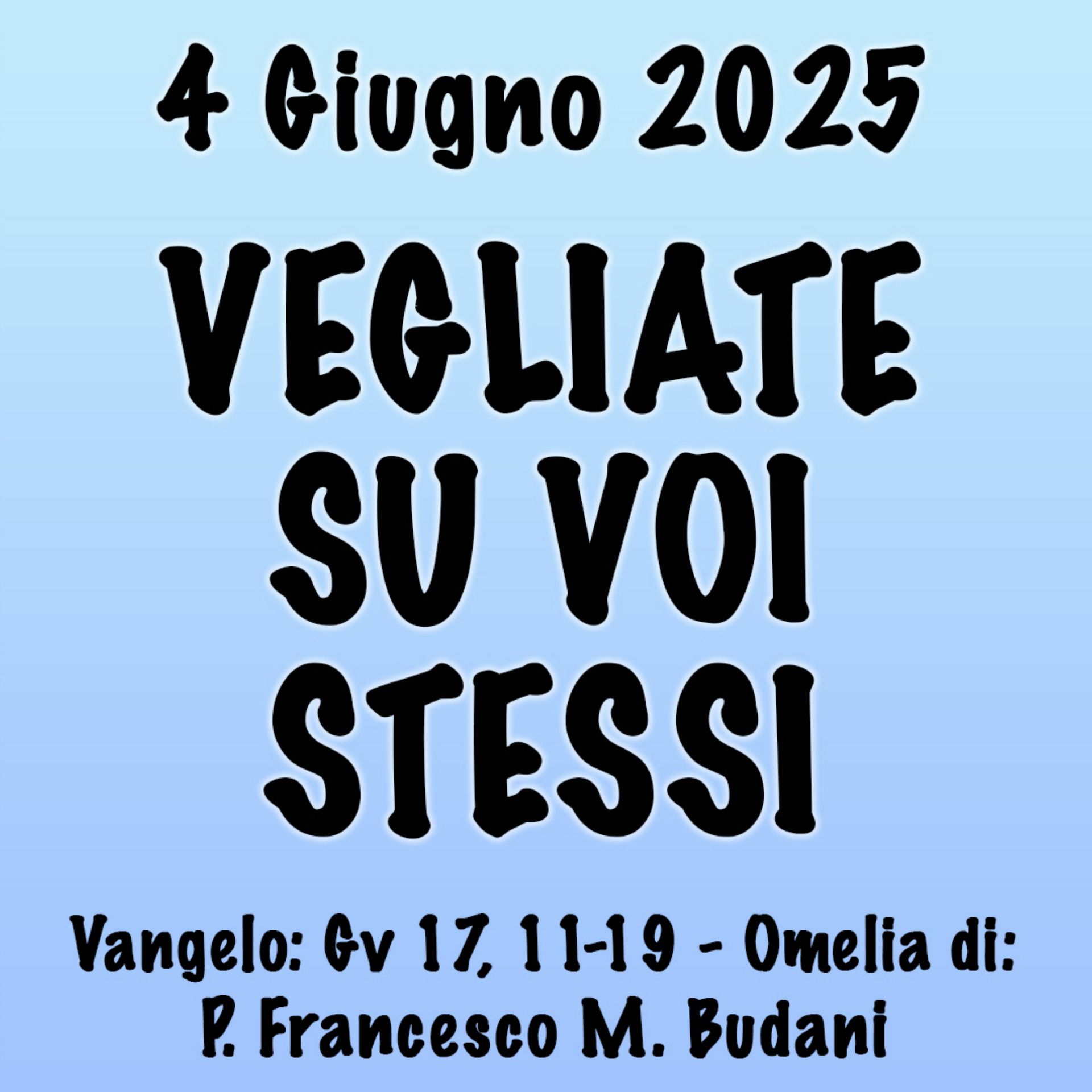 Omelia 4 giugno 2025, VEGLIATE SU VOI STESSI episode artwork
