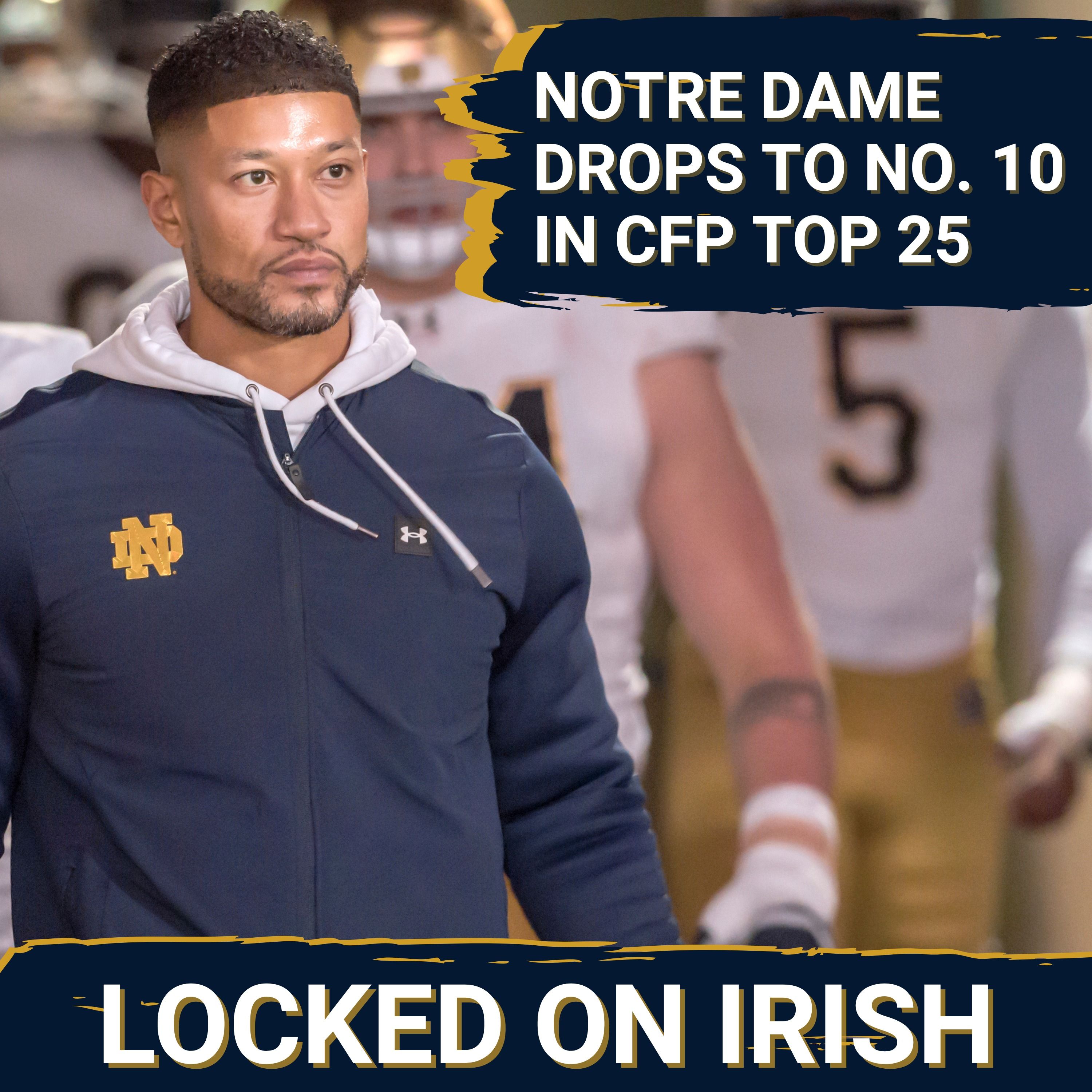 CFP Rankings Reaction: Notre Dame DROPS to 10, Playoff Fate Hangs in the Balance