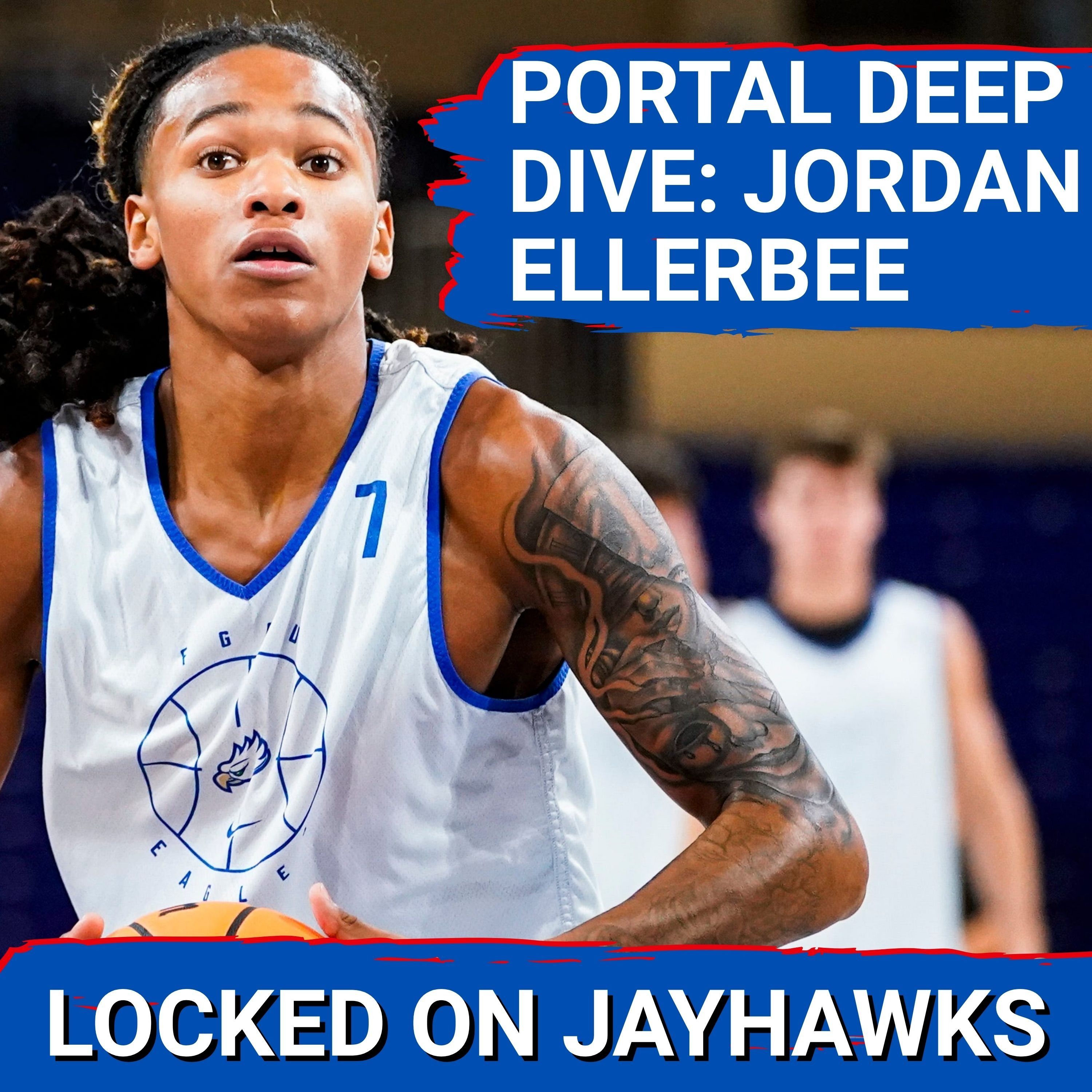 PORTAL TARGET? Jordan Ellerbee Could Provide SCORING SPARK for Kansas Jayhawks Basketball