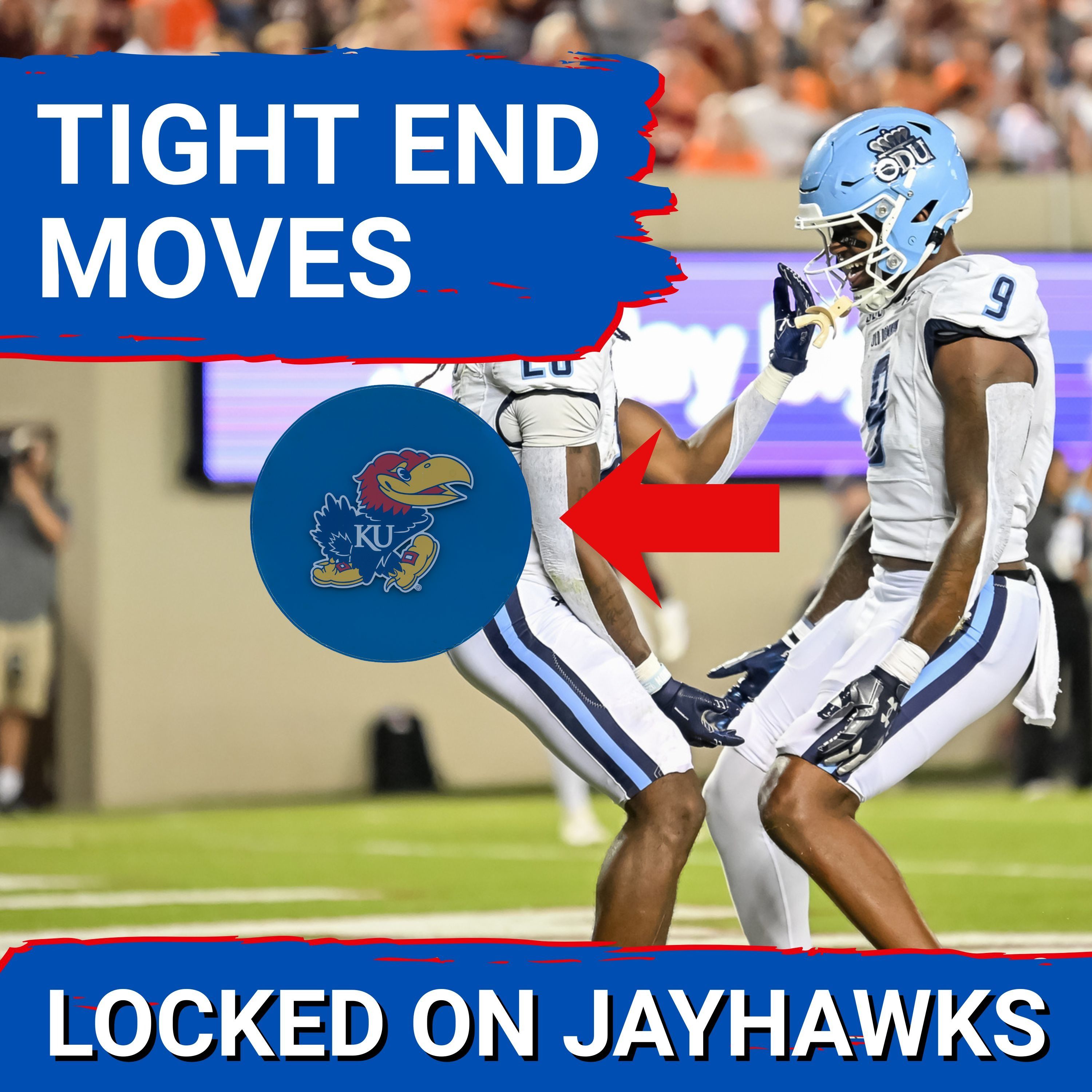 INTRIGUE: Kansas Jayhawks LAND Jailen Butler—What Does KU See in Old Dominion Tight End?
