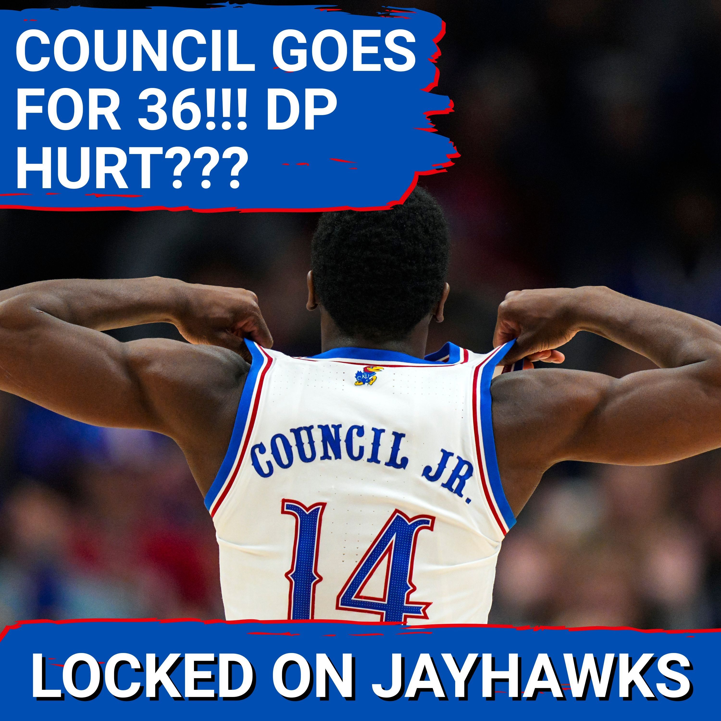 Melvin Council ERUPTS for 36, Darryn Peterson Hurt Again? | RECAP of Kansas Jayhawks Win at NC State