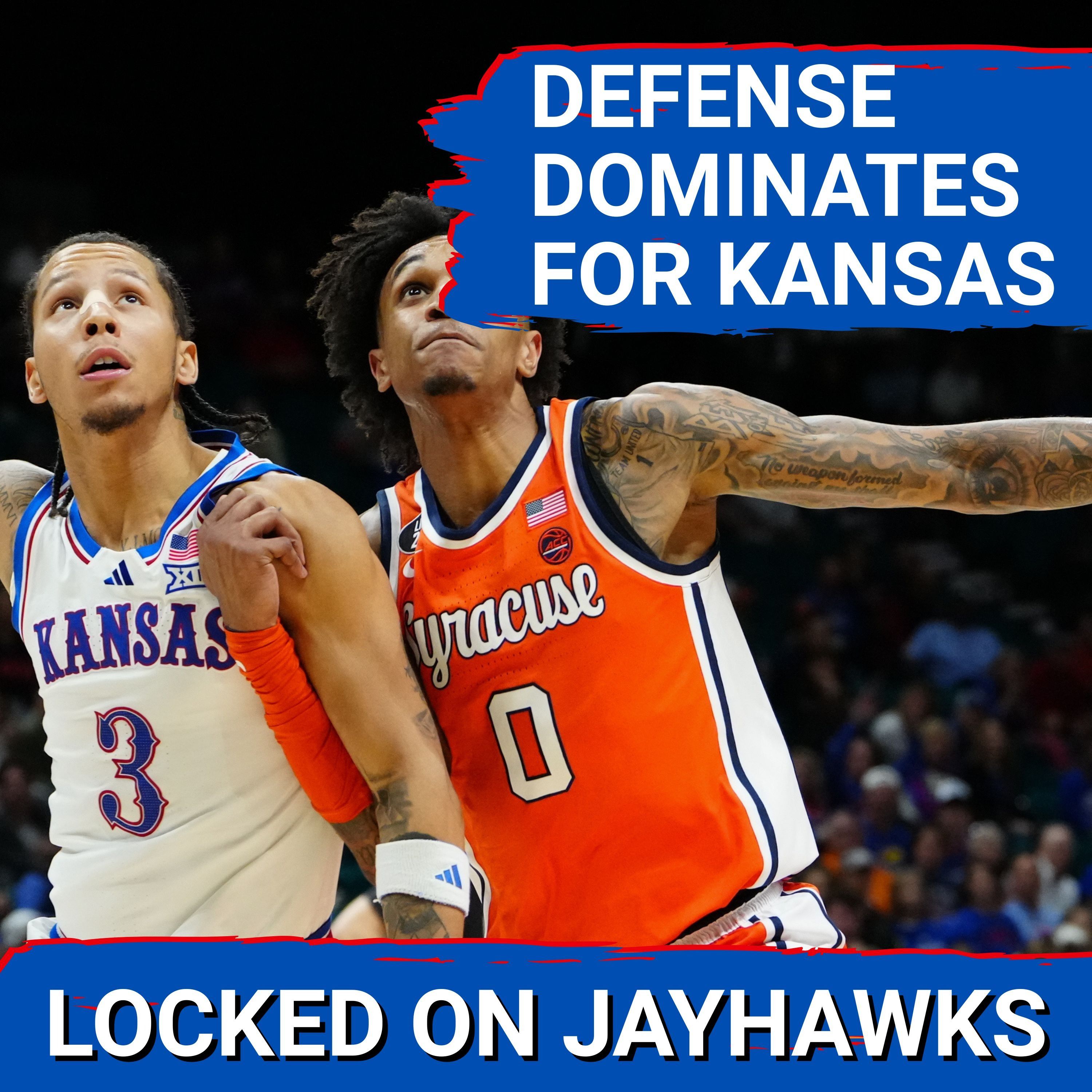 LOCK DOWN: Kansas Jayhawks Defense CLAMPS Syracuse, Flory Bidunga and Tre White Highlight VICTORY
