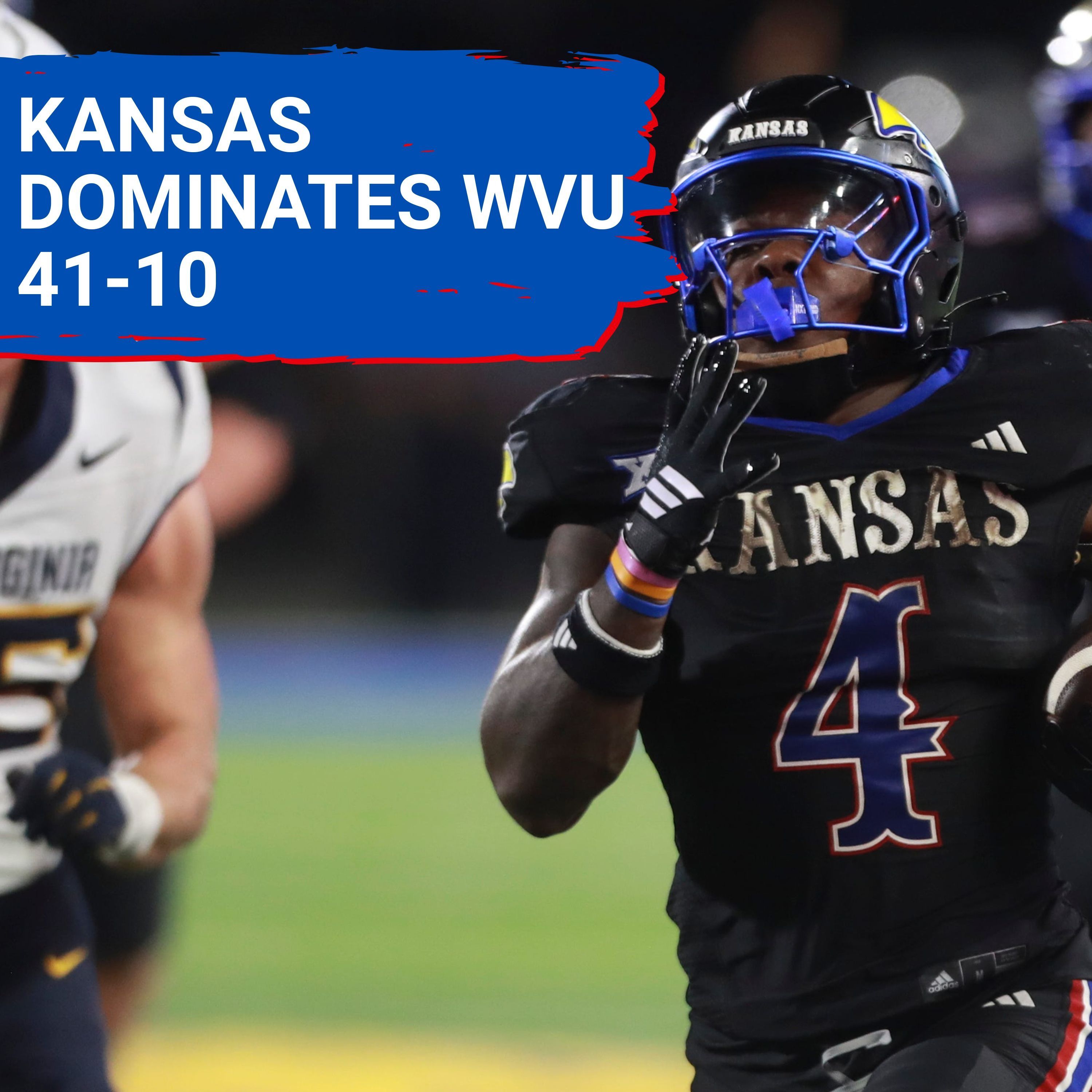 RUN GAME BACK??? Big Takeaways from Kansas Jayhawks' 41-10 Win vs West Virginia Mountaineers