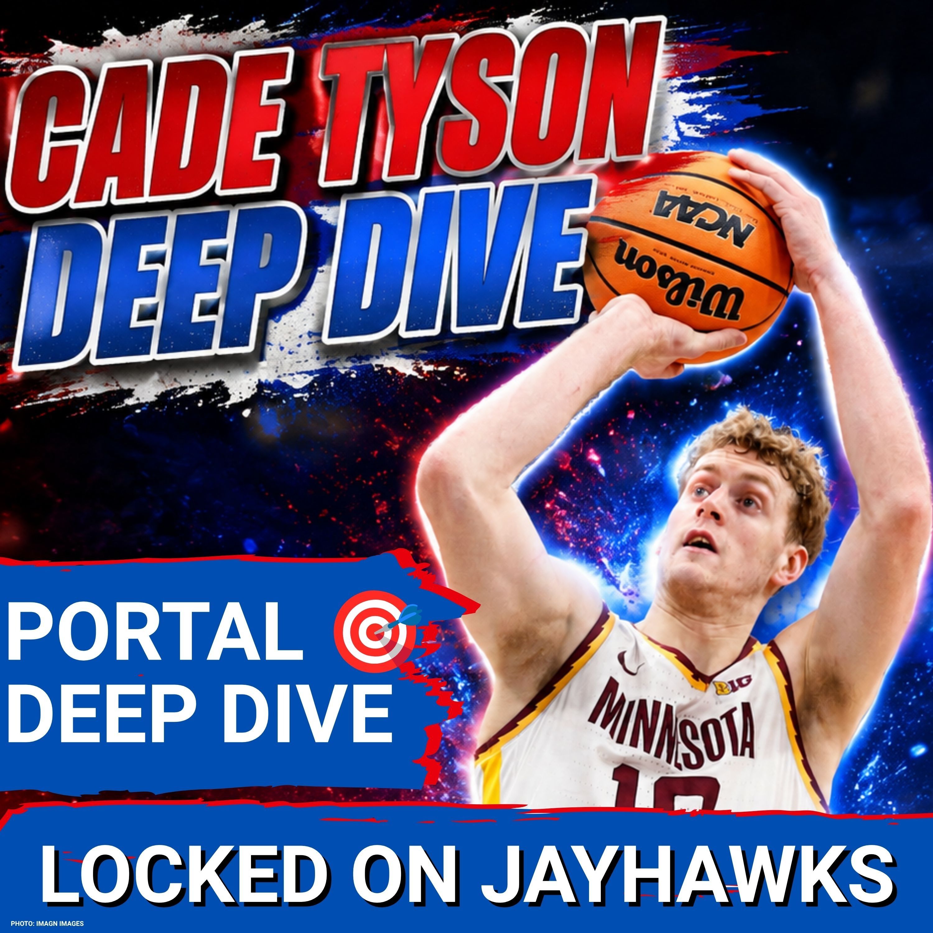 PORTAL TARGET??? Knockdown Shooter Cade Tyson - Should Bill Self & Kansas Jayhawks Make a Move? episode artwork