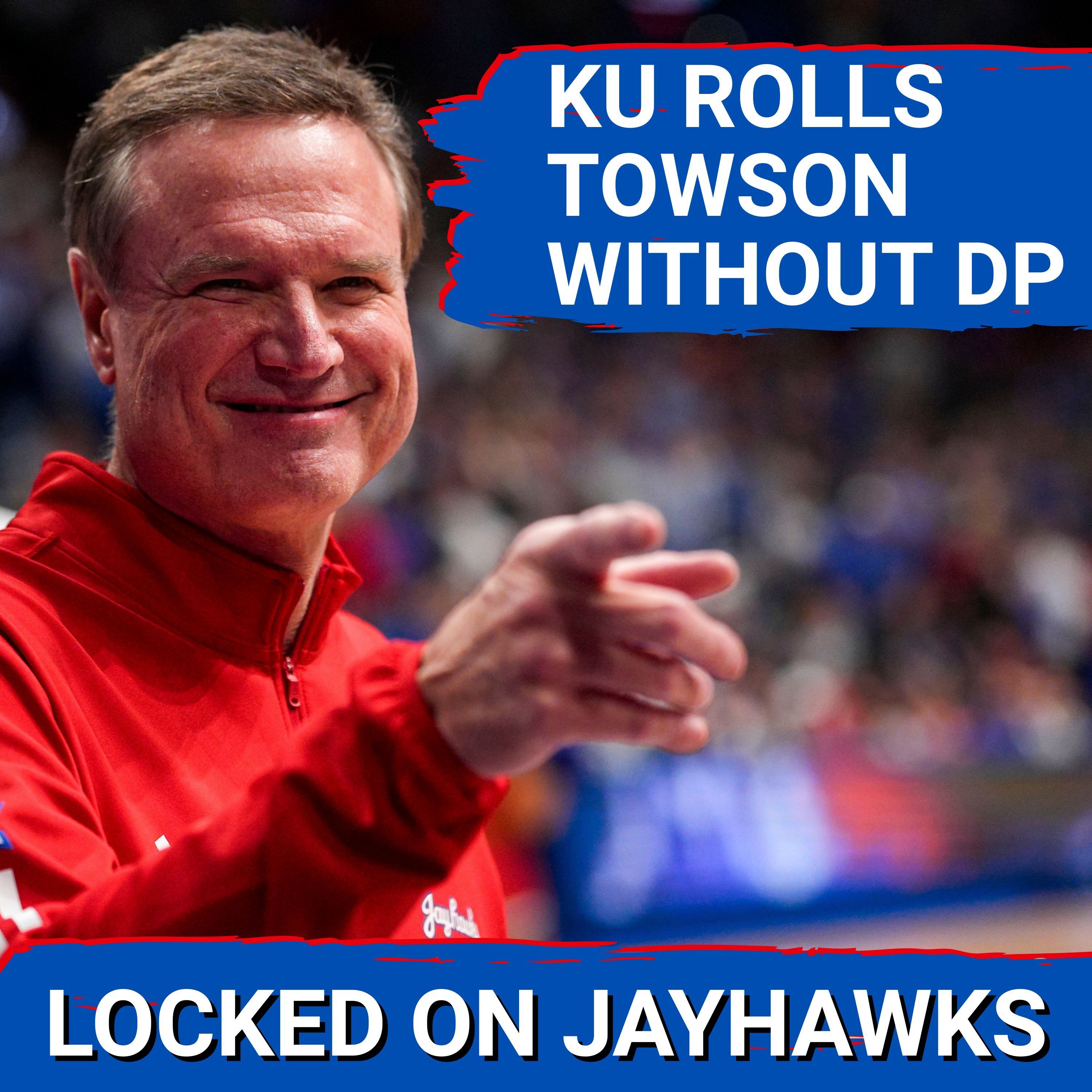No Darryn Peterson, No Problem: Kansas Jayhawks ROLL Towson Tigers