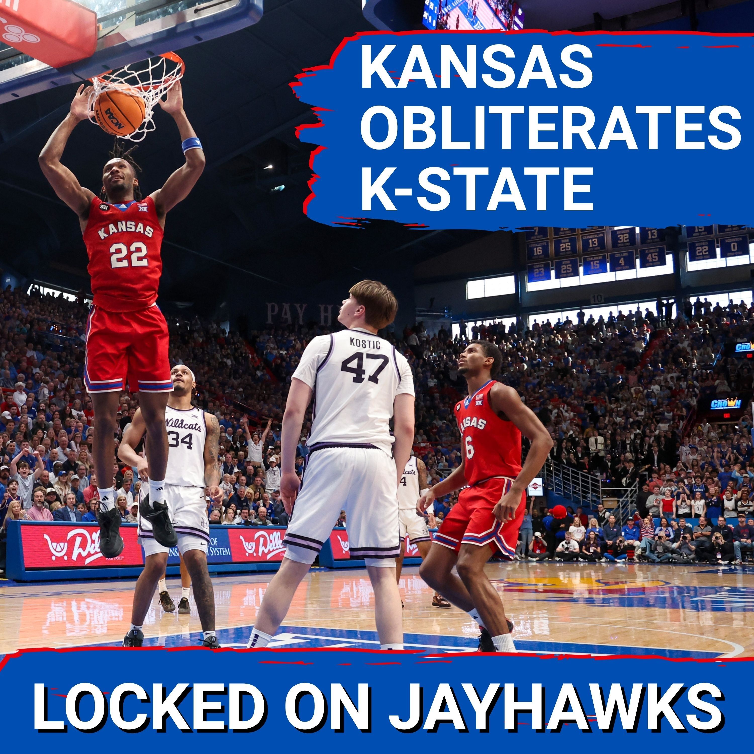 OFFENSIVE REVIVAL? Kansas OBLITERATES K-State as Darryn Peterson, Tre White & Melvin Council SHINE